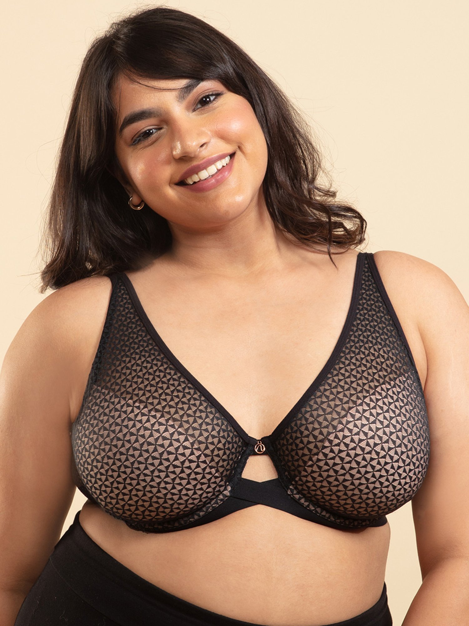 Nykd by Nykaa Breathe Cotton T-shirt bra - 3/4th coverage, Wire Free, Padded