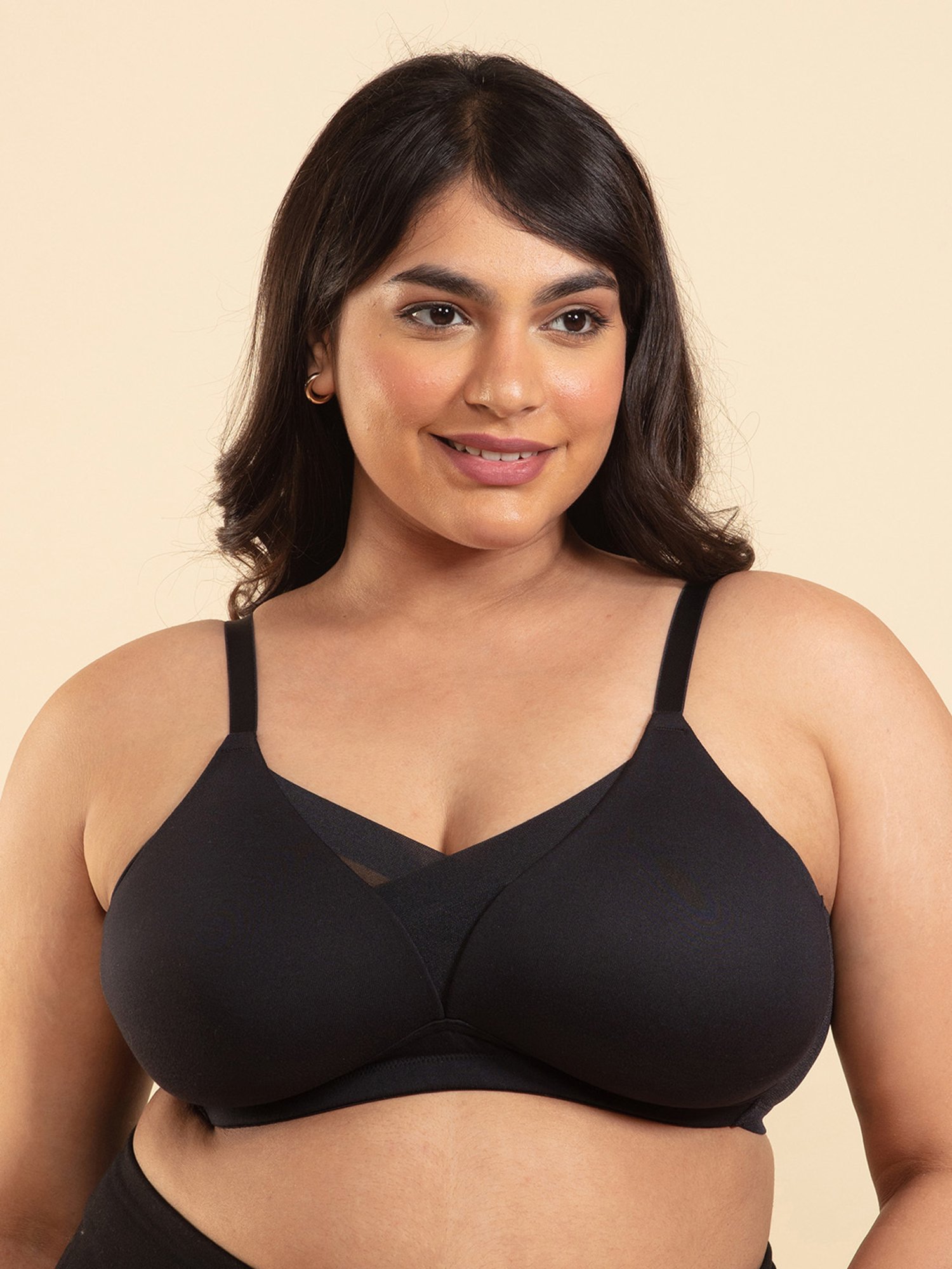Buy Nykd Black Medium Coverage Padded Plus Size Everyday Bra for Women's  Online @ Tata CLiQ