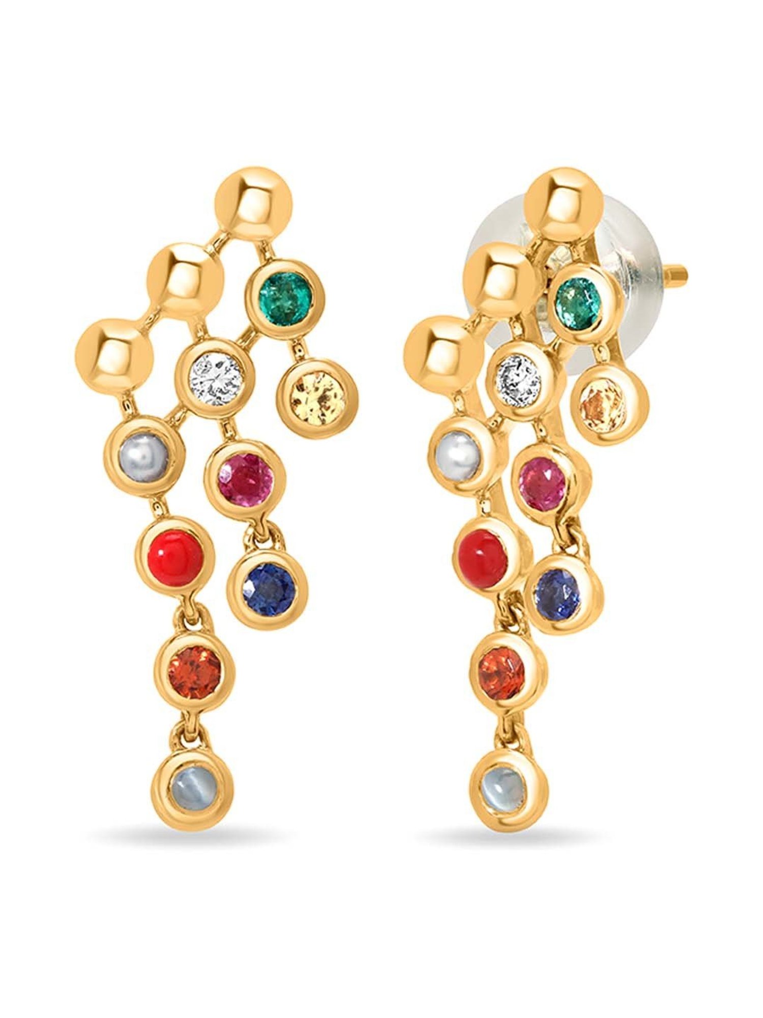 Tanishq navratna earrings sale