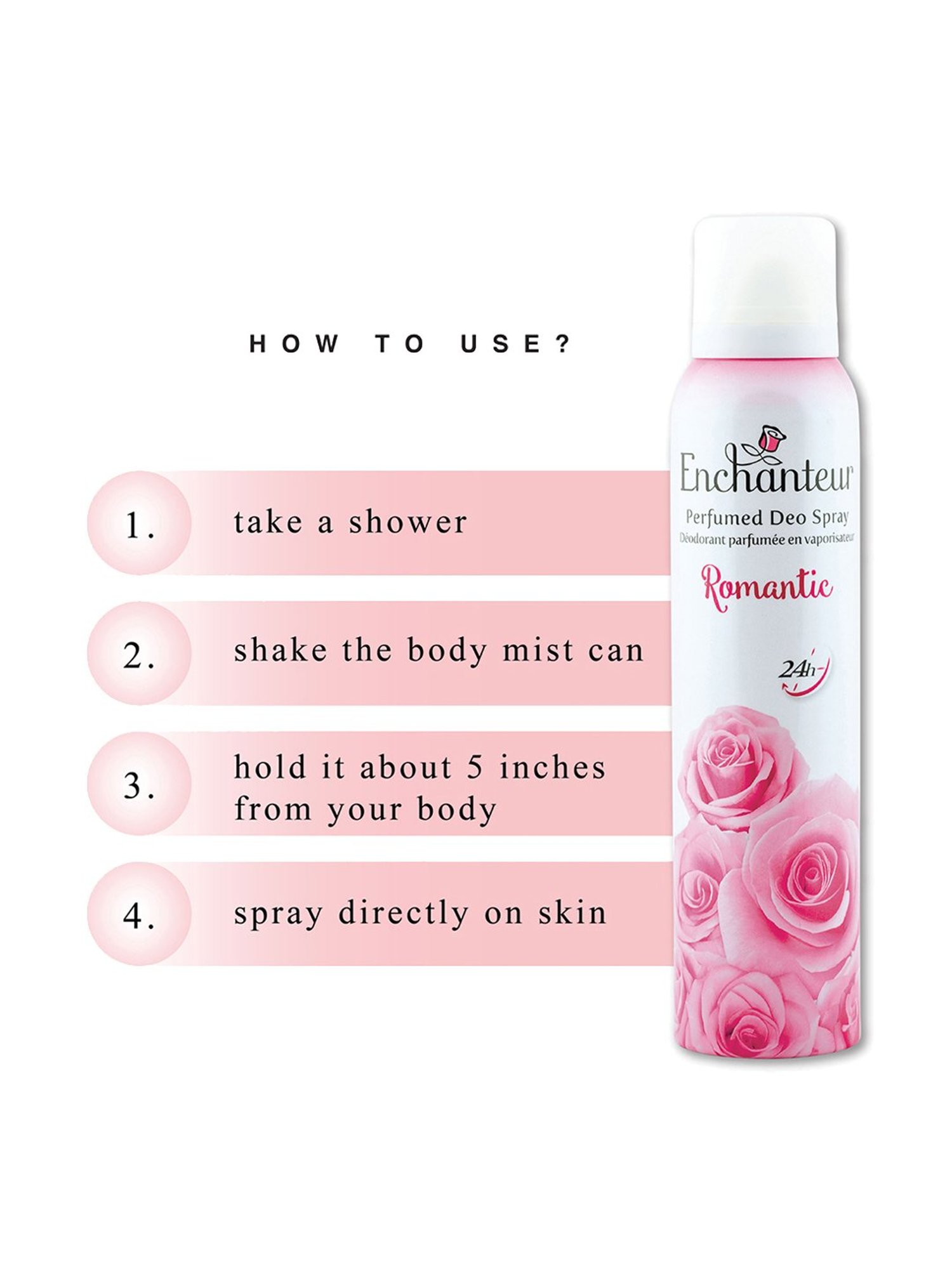 Buy Enchanteur Romantic Perfumed Deo Spray for Women 150 ml at