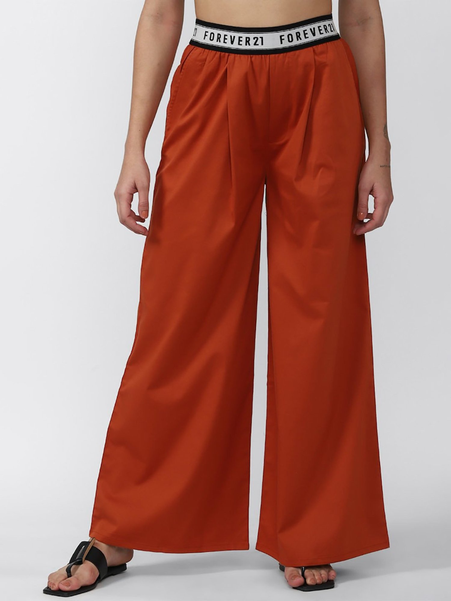 Forever 21 sales orange pants