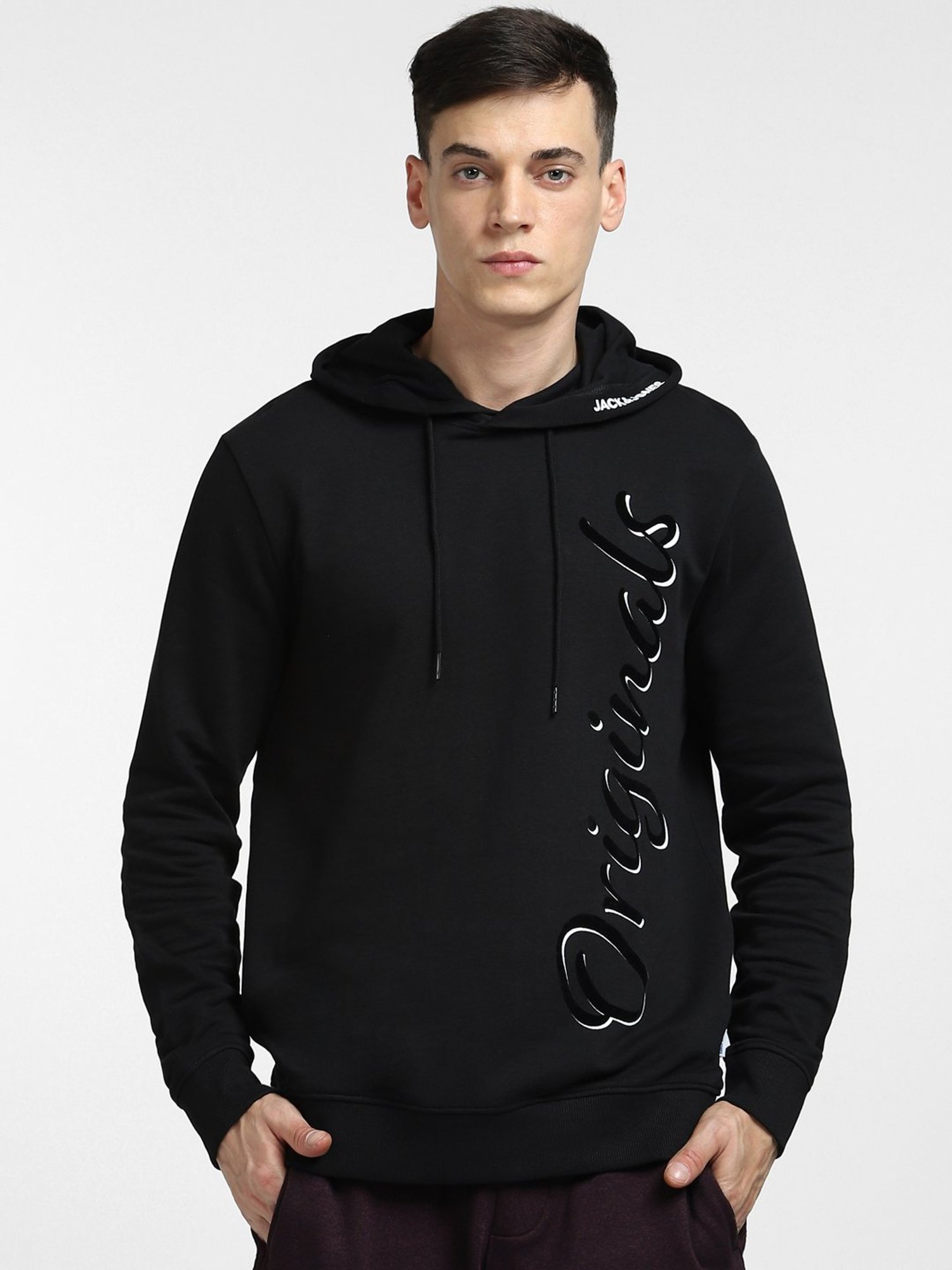 Jack jones hot sale black hoodie