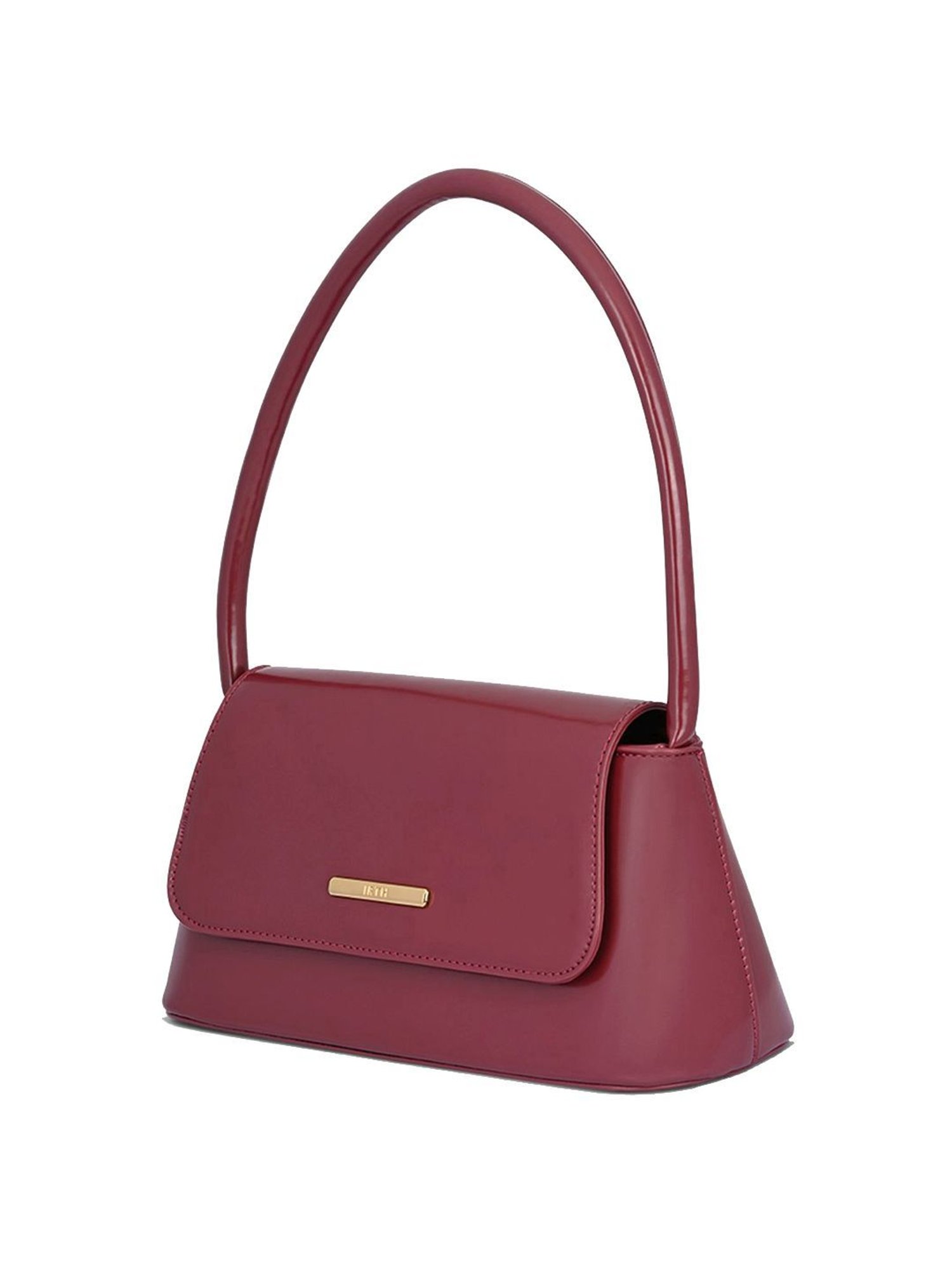 Buy IRTH Black Solid Medium Handbag Online At Best Price @ Tata CLiQ