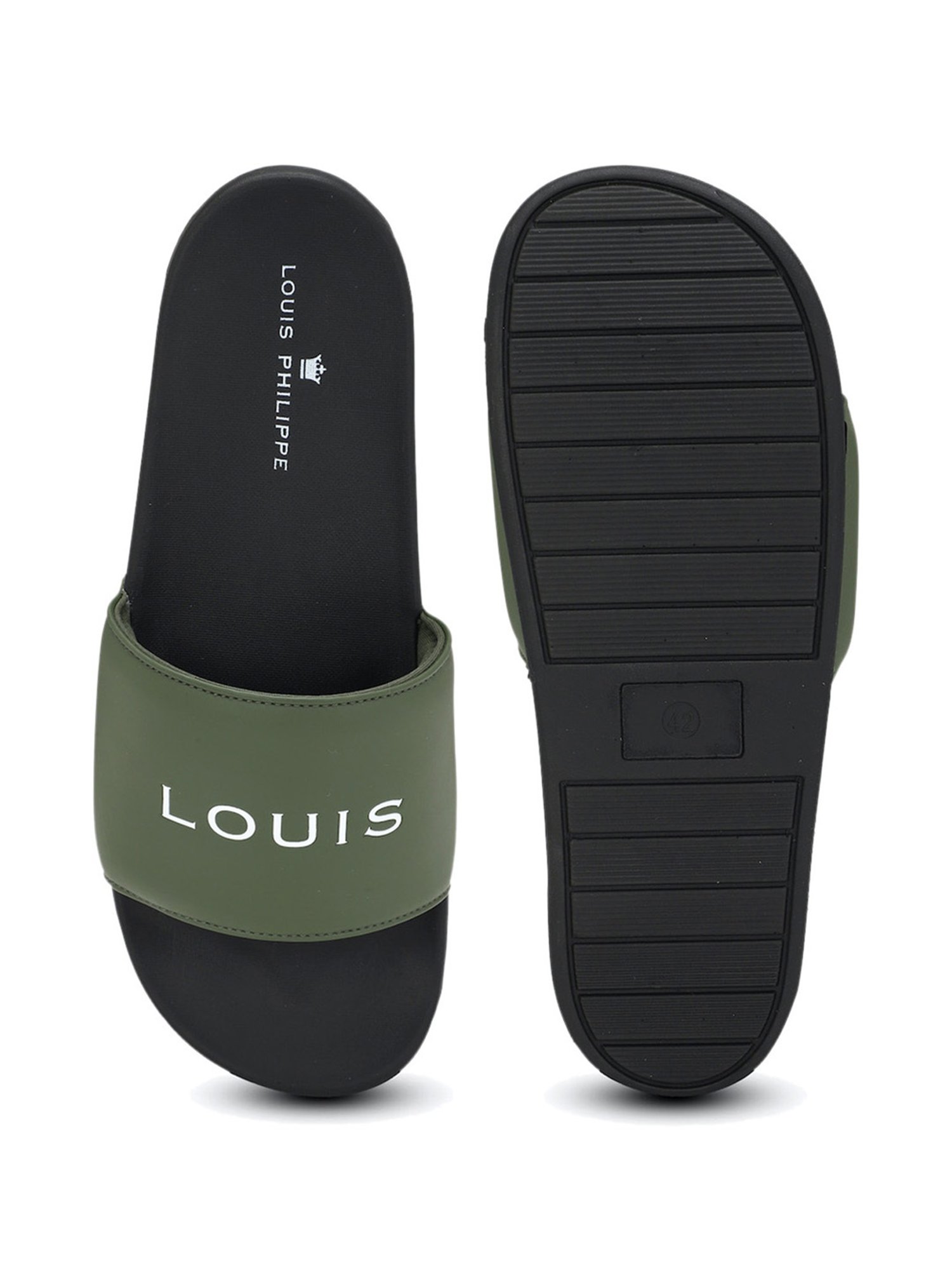 Buy Louis Philippe Men's Black Slides for Men at Best Price @ Tata CLiQ