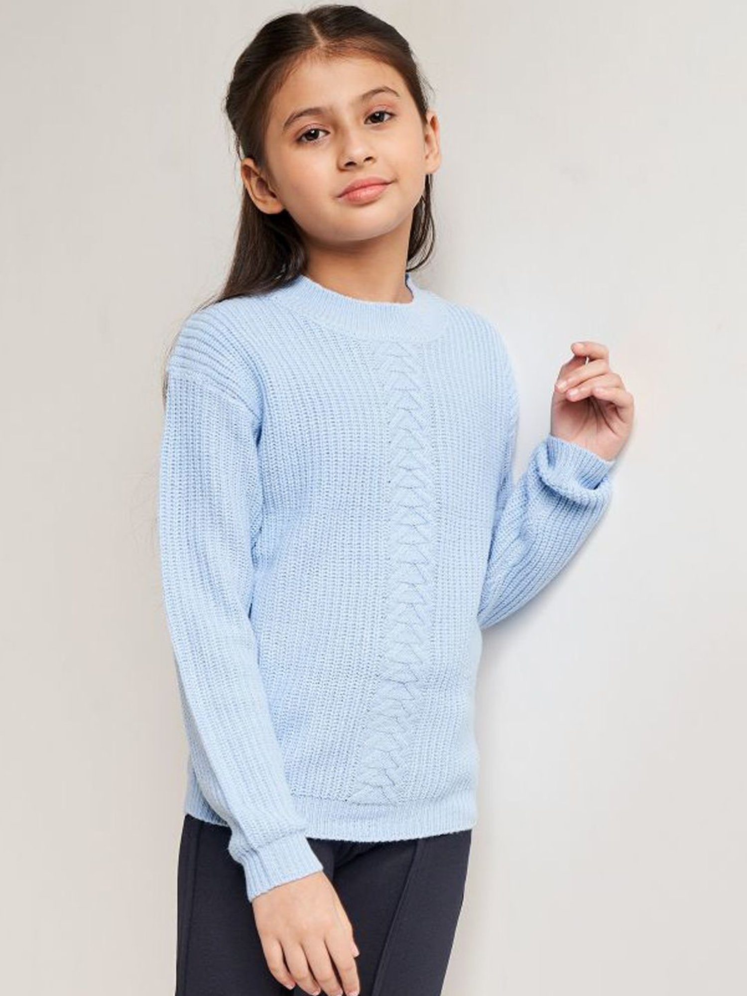 Blue sweater shop for girls