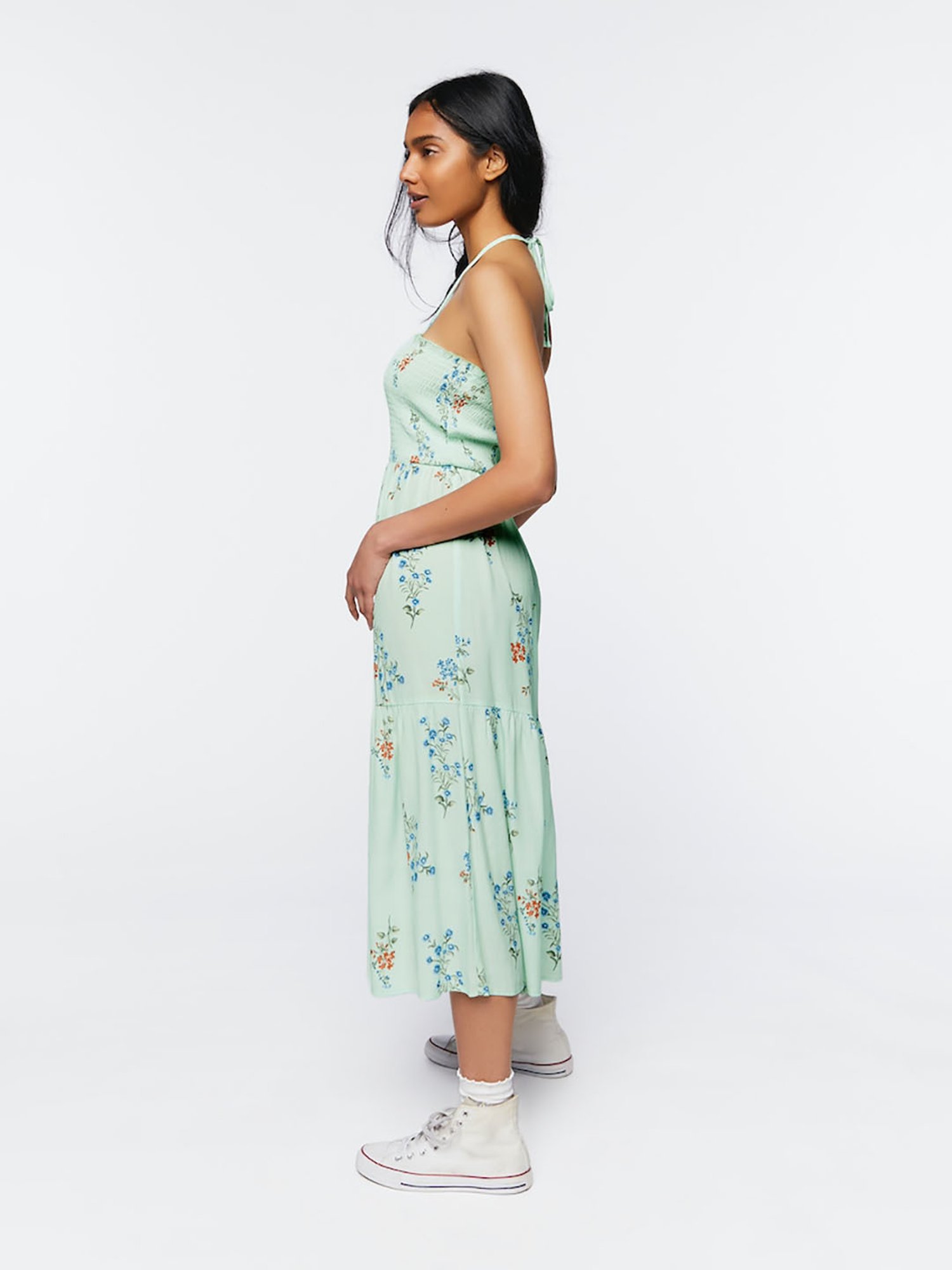 forever 21 green midi dress Forever 21 Women's Relaxed Cami Midi Dress