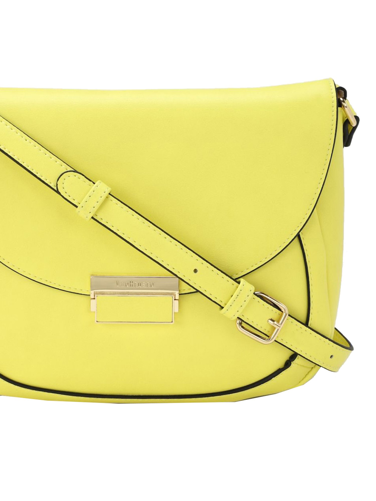 VAN HEUSEN Yellow Sling Bag Sling Bags Yellow - Price in India