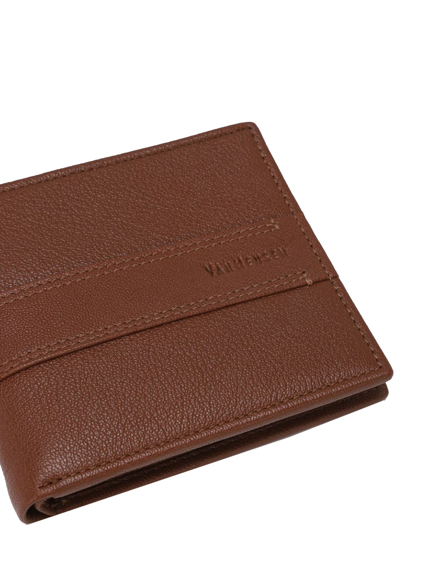 Buy Van Heusen Brown Quilted Leather Bi-Fold Wallet for Men at Best Price @  Tata CLiQ