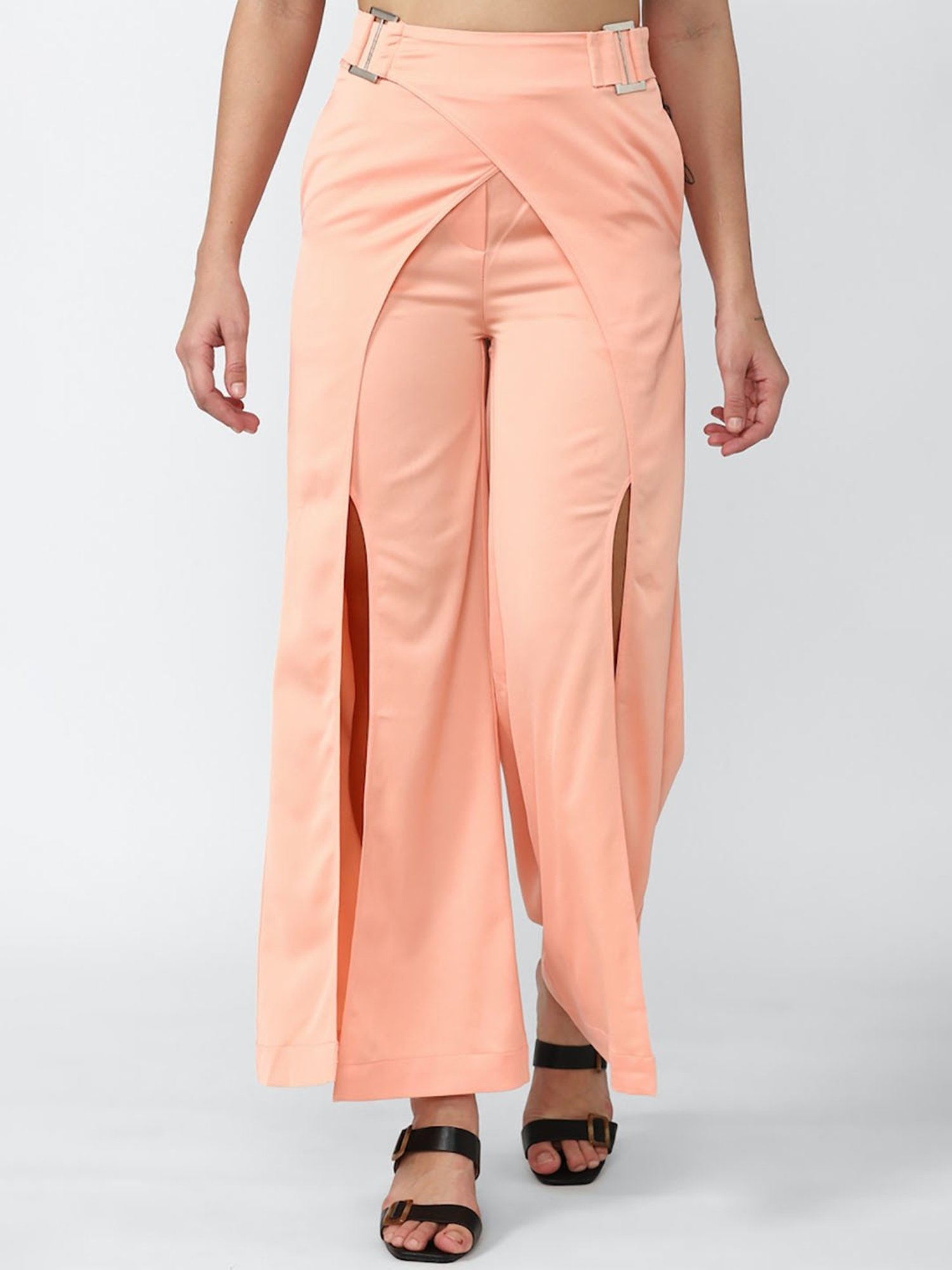 PLUS SIZE | square pants with slit, Women's Fashion, Bottoms, Other Bottoms  on Carousell