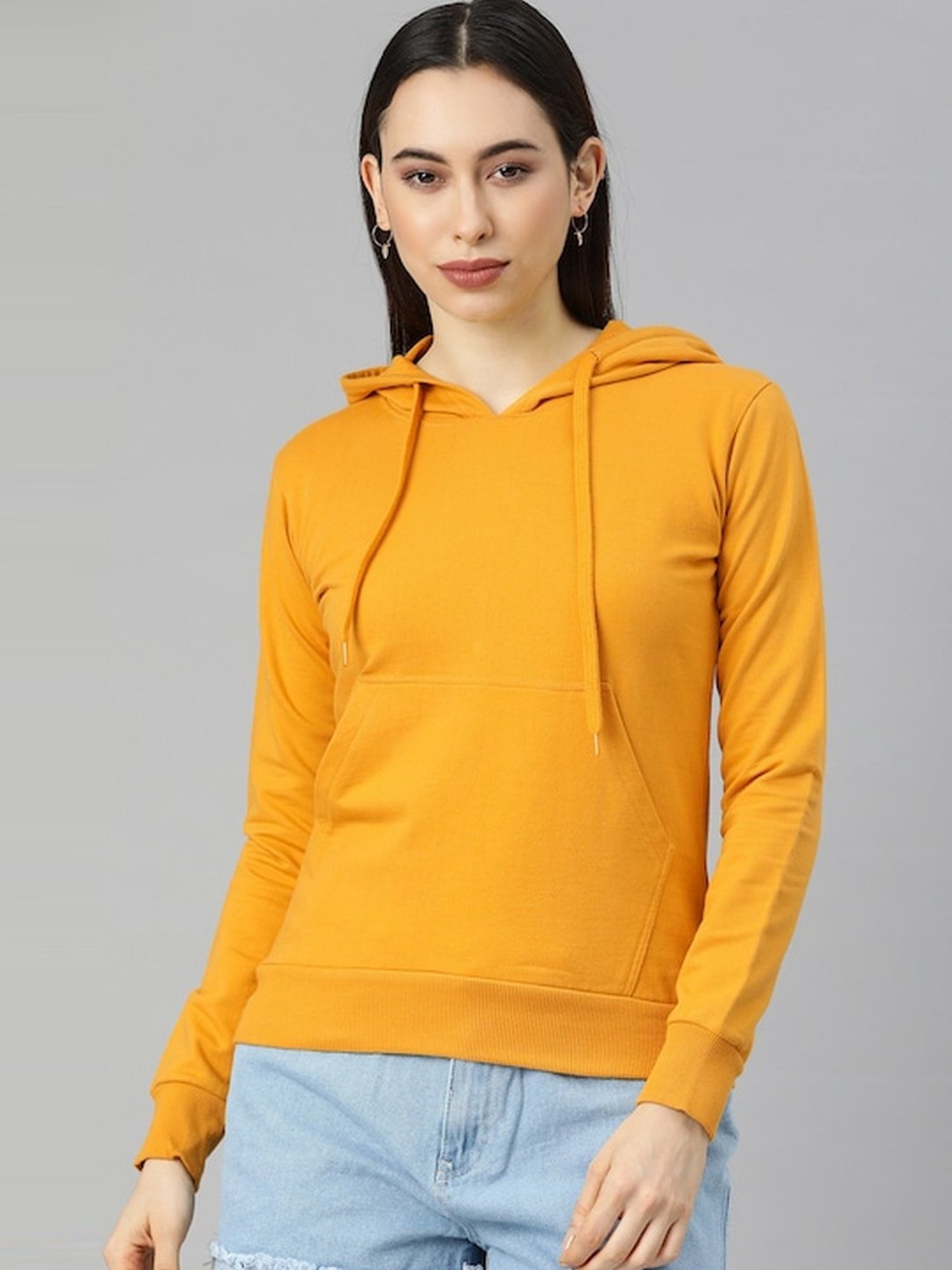 Mustard yellow hoodie outlet women's