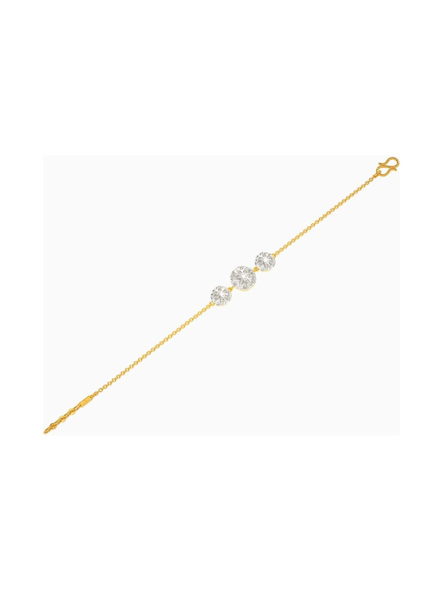 Buy Melorra 18k Gold & Diamond Knitly Attached Bracelet for Women Online At  Best Price @ Tata CLiQ