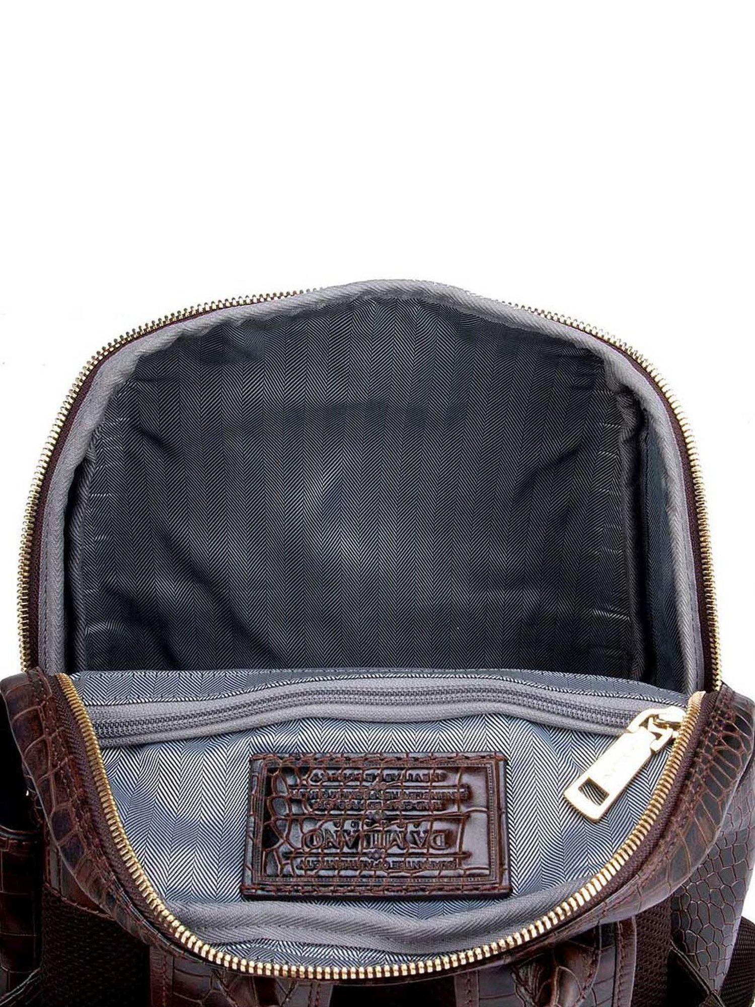 Buy Da Milano Taupe Genuine Leather Laptop Bag Online @ Tata CLiQ Luxury