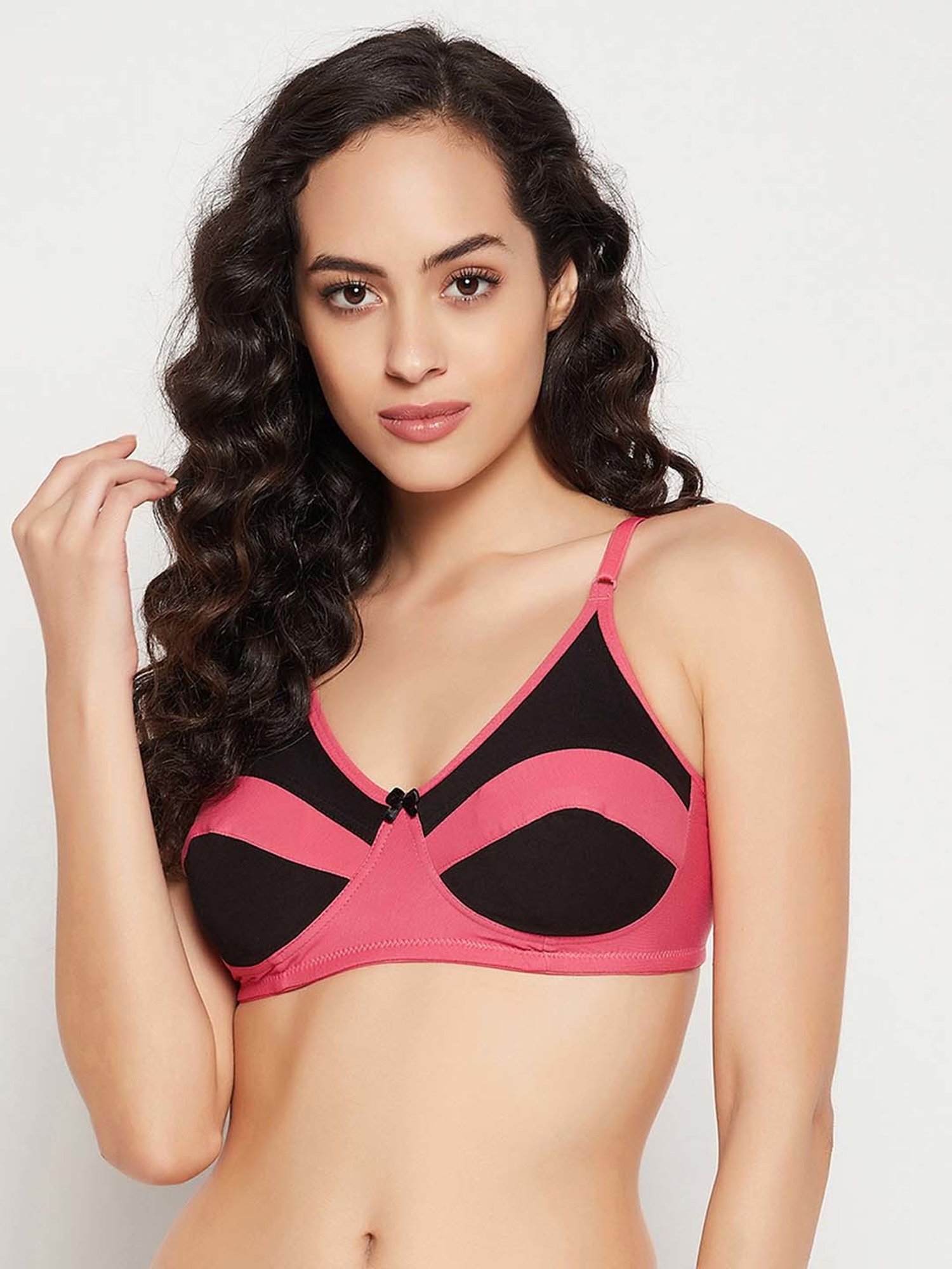 Buy Clovia Light Pink Full Coverage Padded Wireless Bralette for Women's  Online @ Tata CLiQ