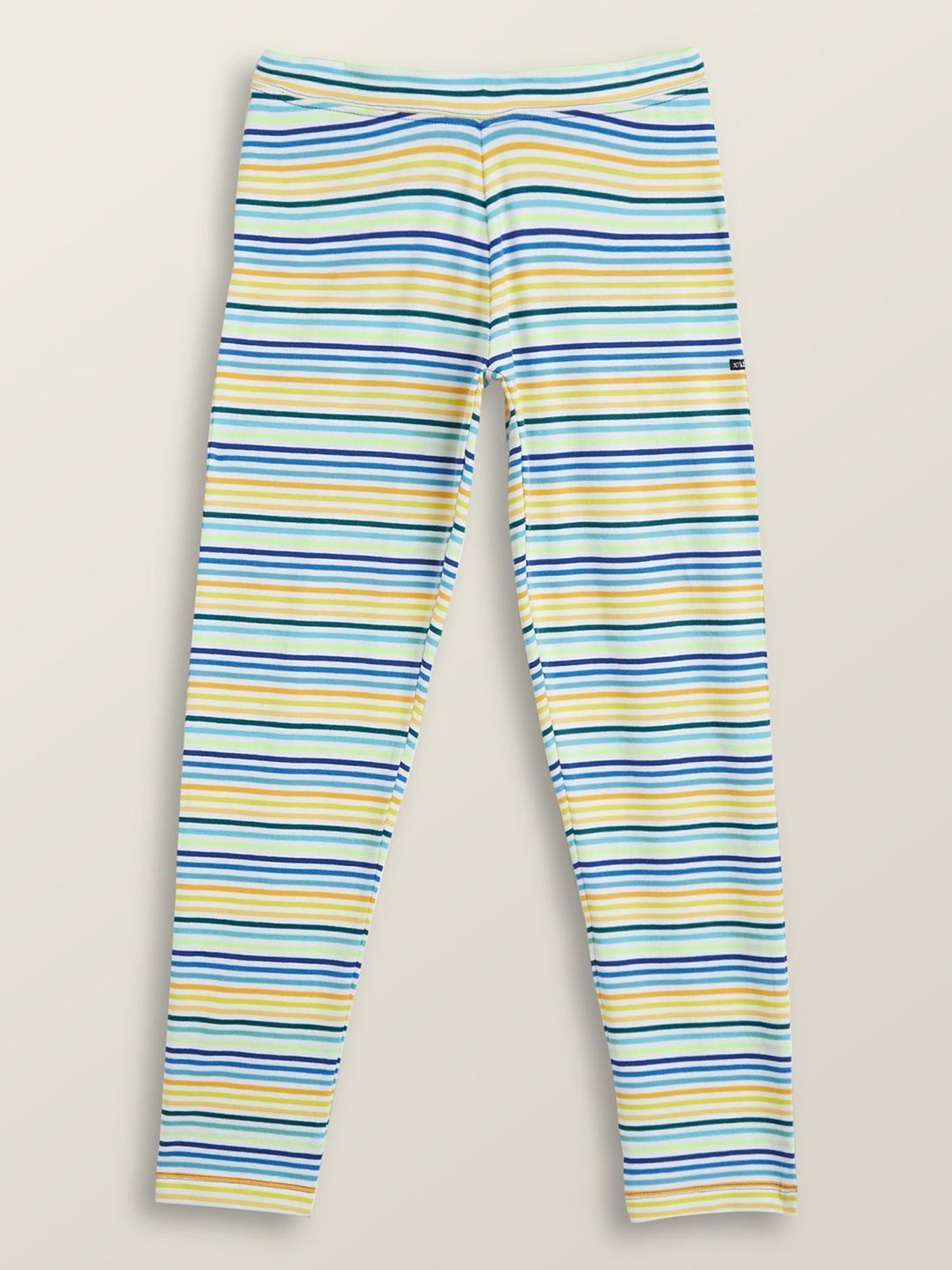 Buy XY Life Kids Multi Cotton Striped Leggings for Girls Clothing