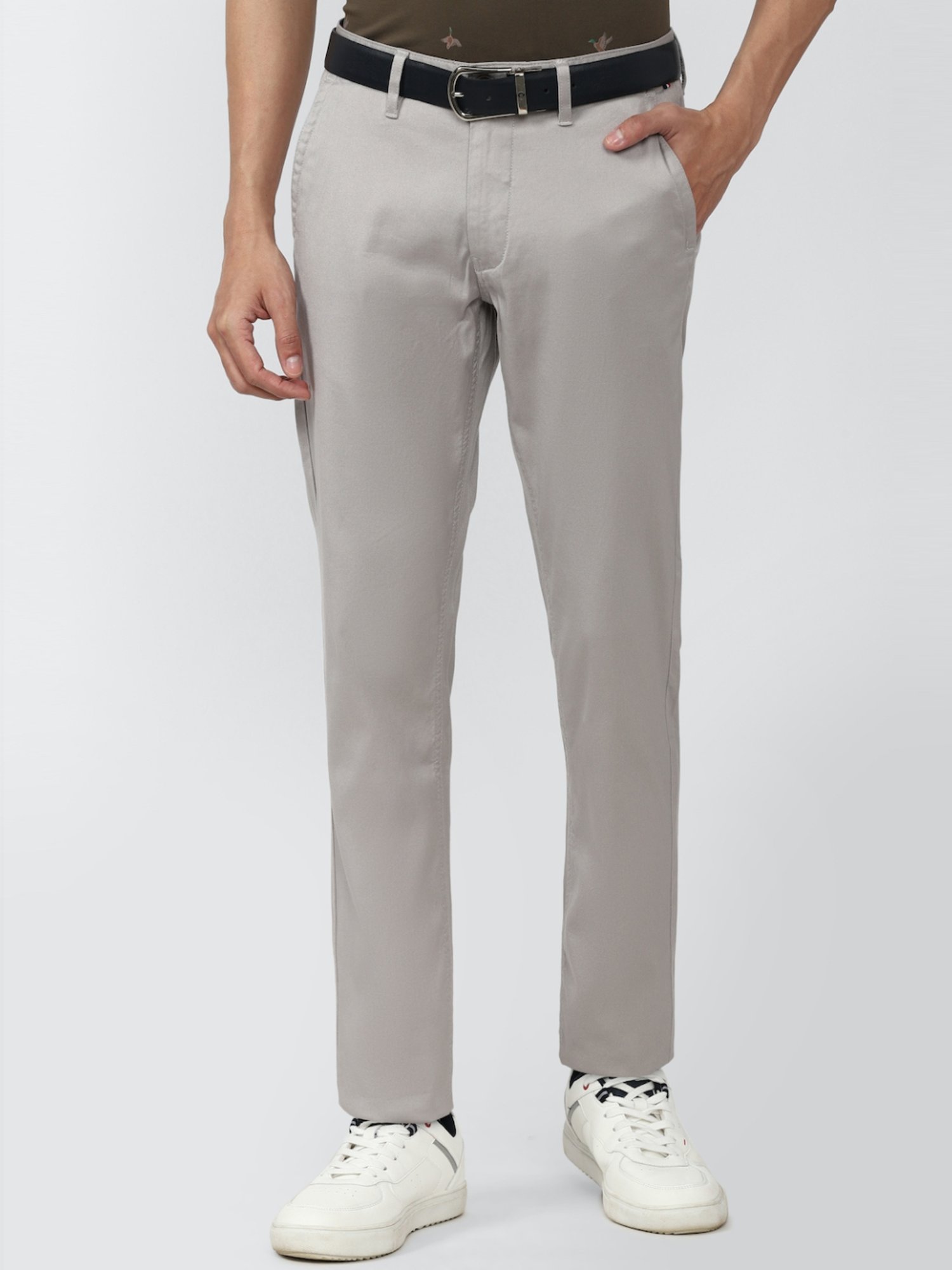 United Colors Of Benetton Casual Trousers  Buy United Colors Of Benetton Mens  Slim Fit Chinos Grey Online  Nykaa Fashion