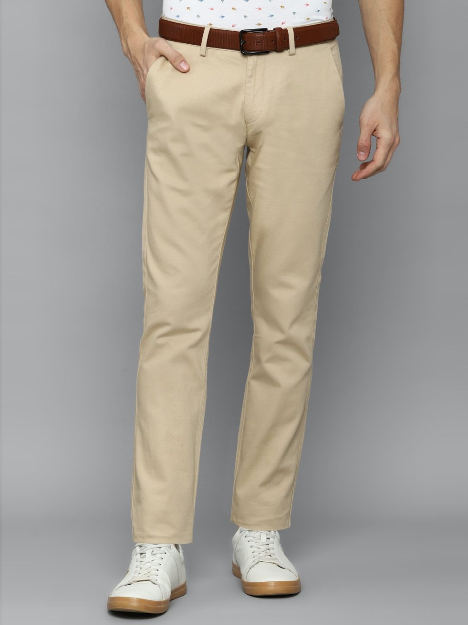 Buy TIM ROBBINS MEN'S TROUSERS KHAKI COLOR SLIM FIT COTTON BLEND FORMAL  TROUSERS|TROUSER| Online at Best Prices in India - JioMart.
