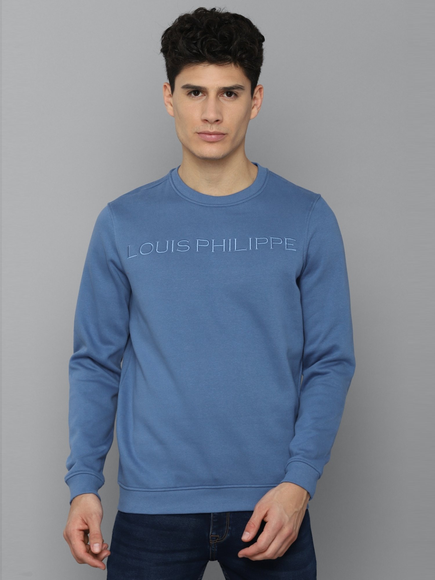 Buy Blue Sweatshirt & Hoodies for Men by LOUIS PHILIPPE Online