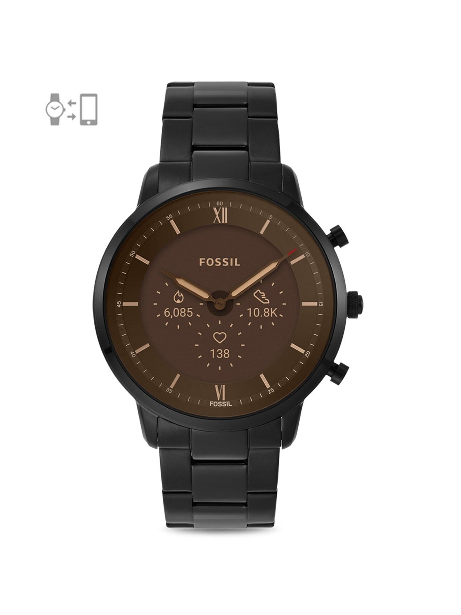 Fossil watch full outlet black