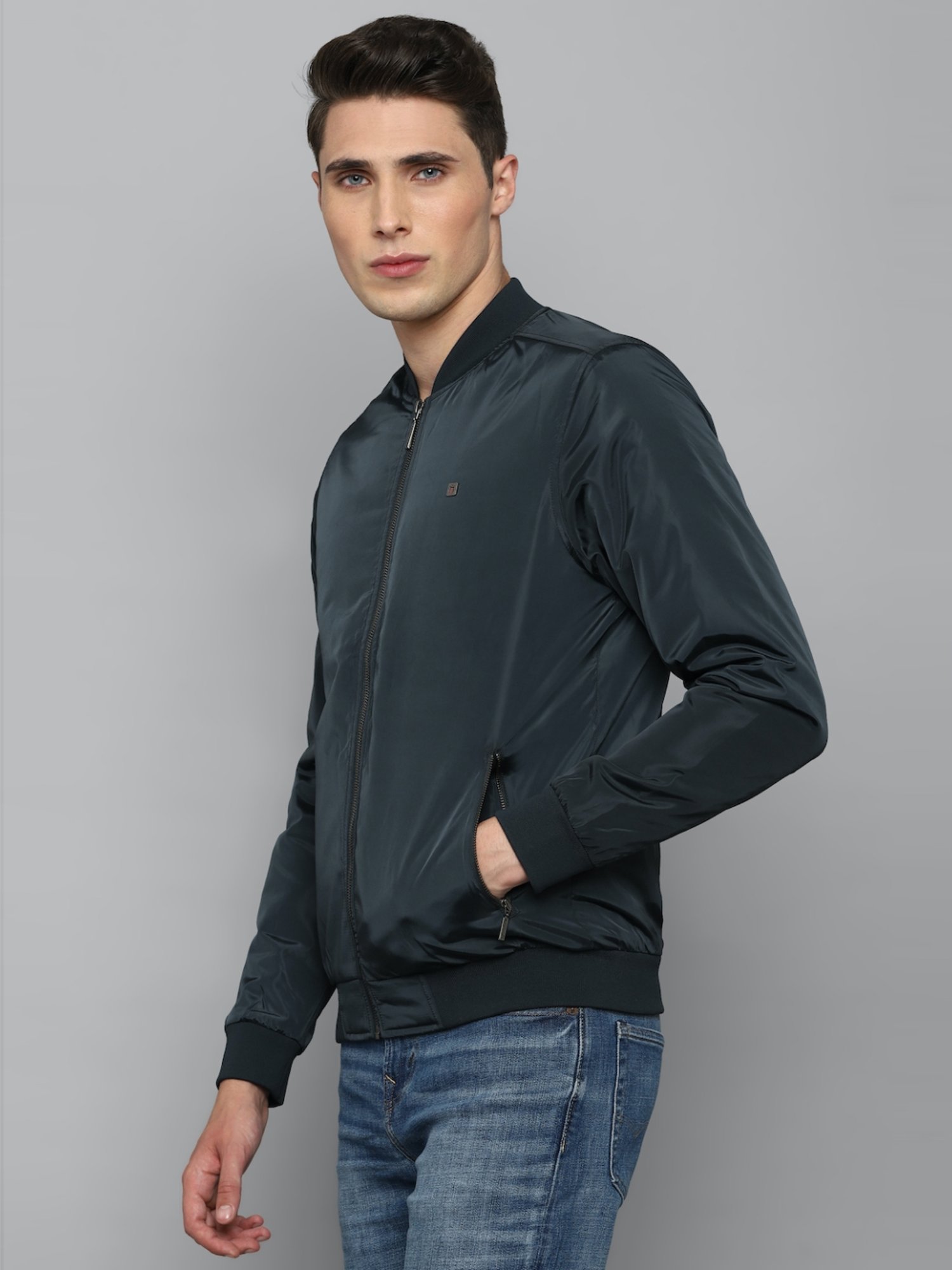 Buy Louis Philippe Jeans Gold Cotton Slim Fit Denim Jackets for Mens Online  @ Tata CLiQ