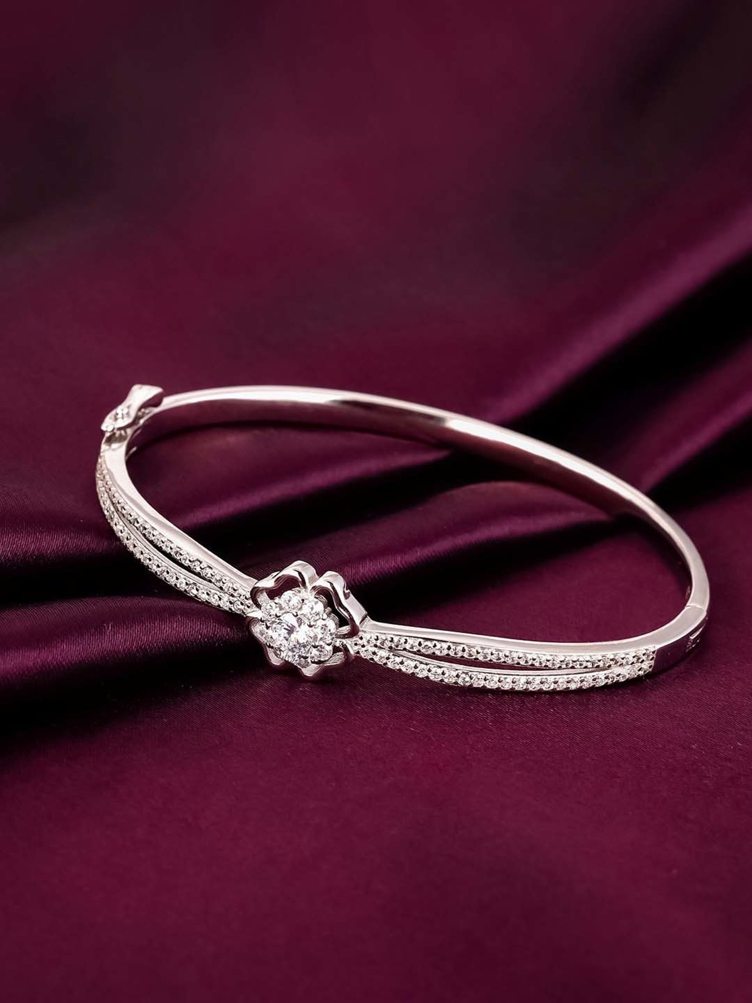 Lamansh Floral Ring Bracelet Set for Engagement  Haldi  Floral Feat