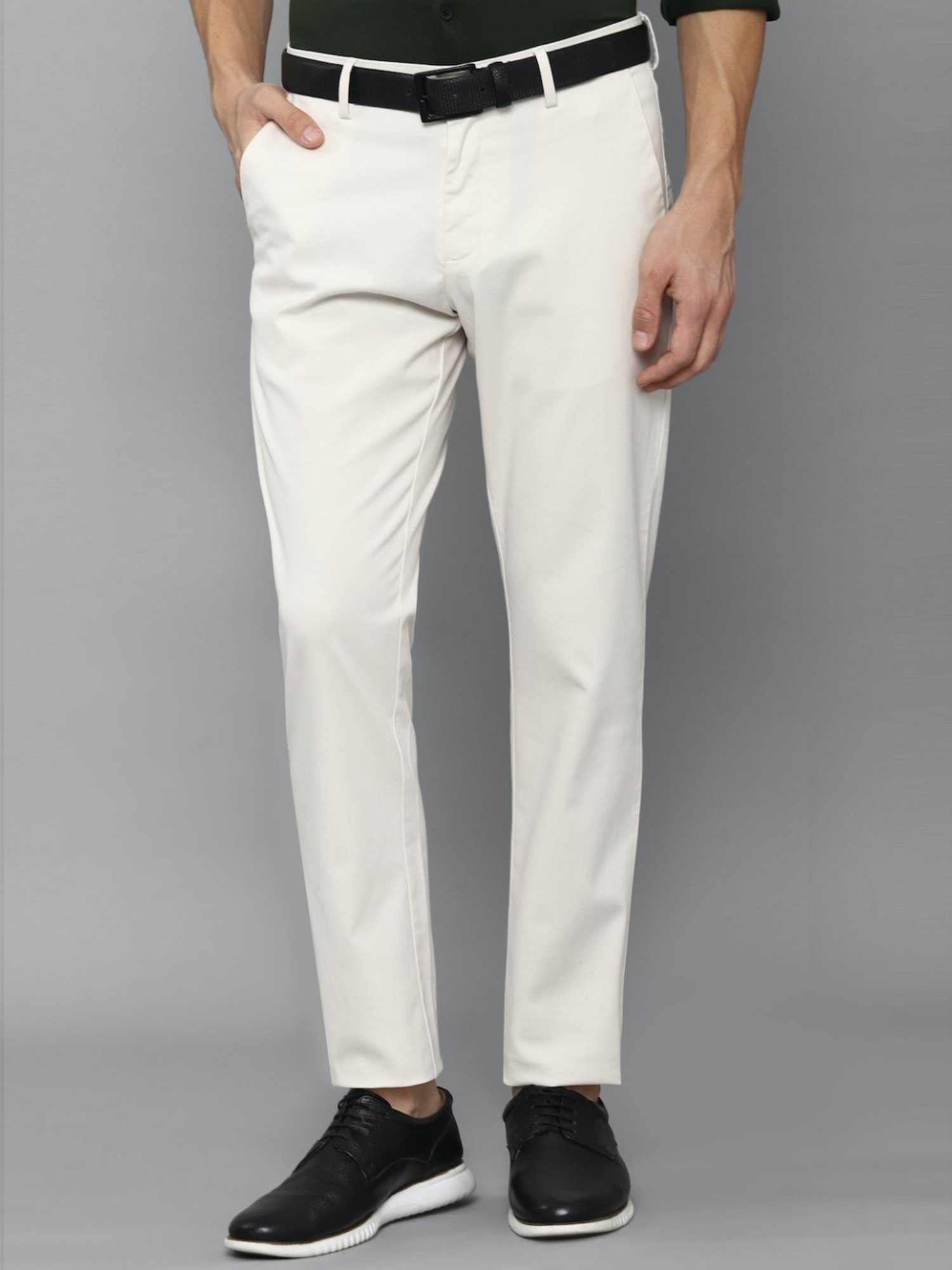 Allen Solly Formal Trousers  Buy Allen Solly Men Khaki Regular Fit Solid  Formal Trousers Online  Nykaa Fashion