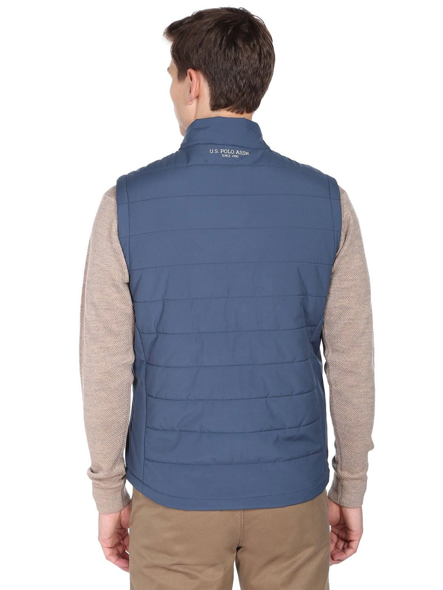 Buy U.S. Polo Assn. Sleeveless Quilted Gilet Jacket - NNNOW.com