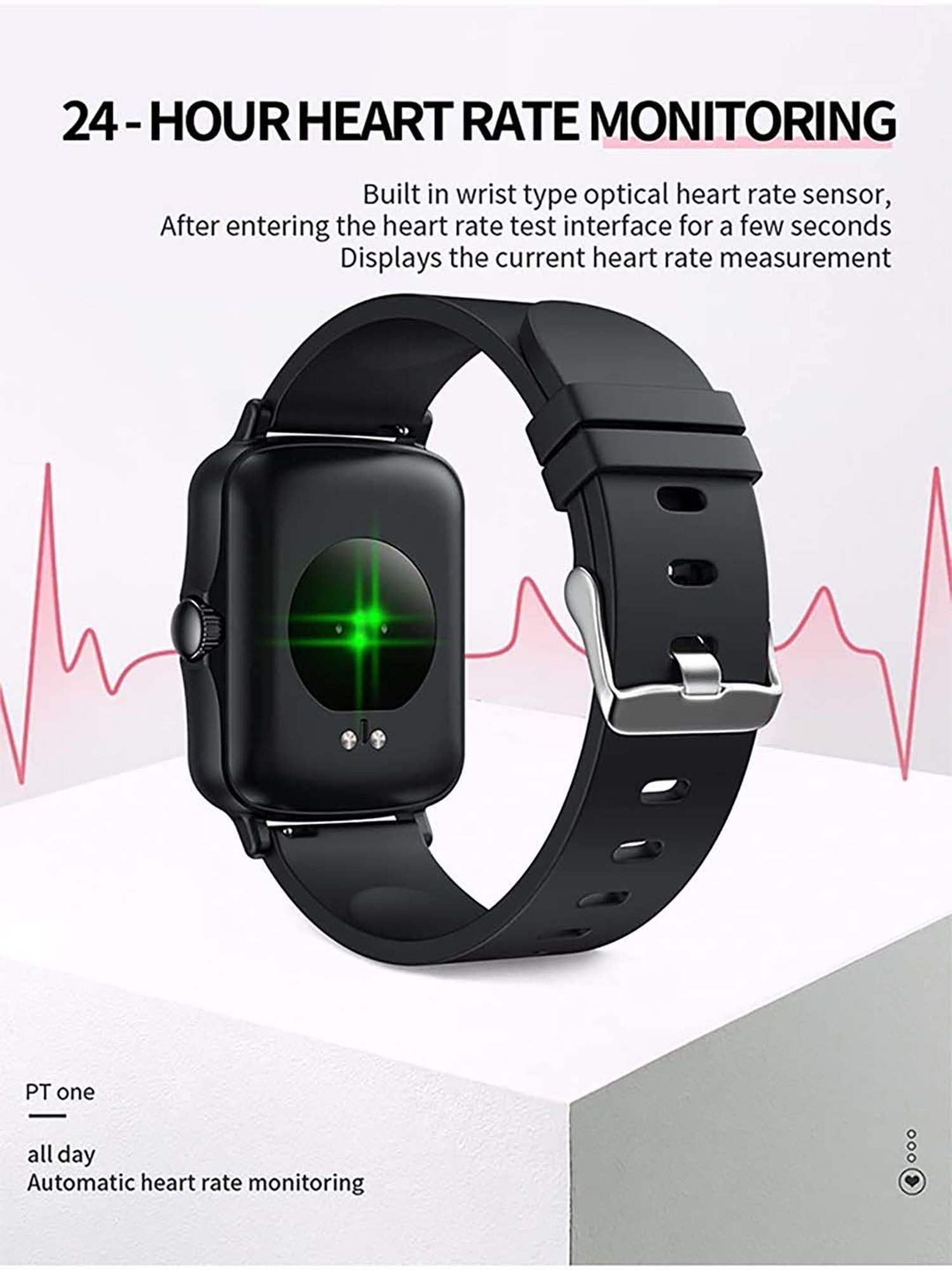 Buy bFIT GEN1 Plus Full Touchscreen Bluetooth Calling Unisex Smart Watch -  GEN1-PLUS-PINK Online