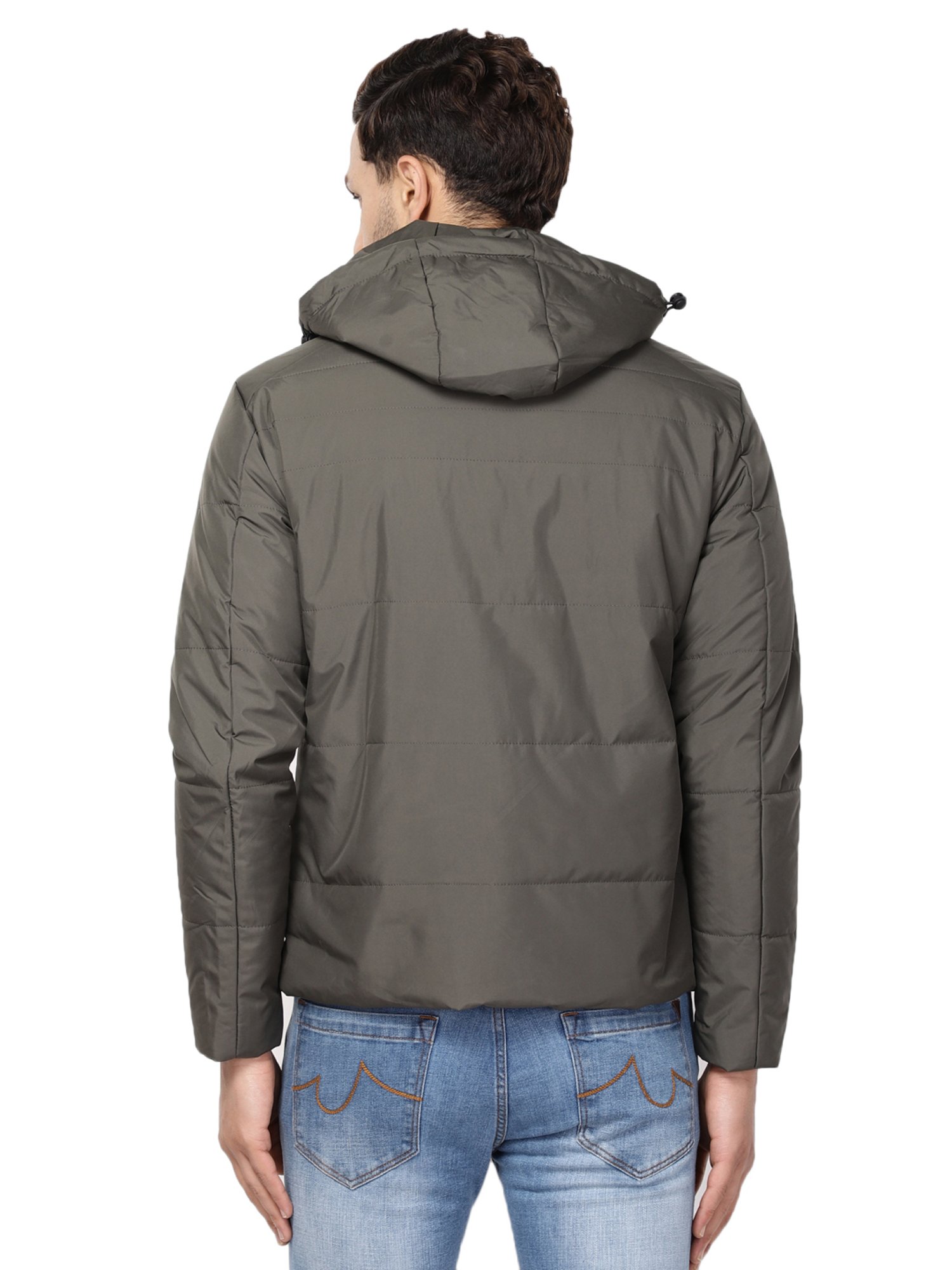 Buy Duke Black Slim Fit Hooded Jacket for Mens Online @ Tata CLiQ
