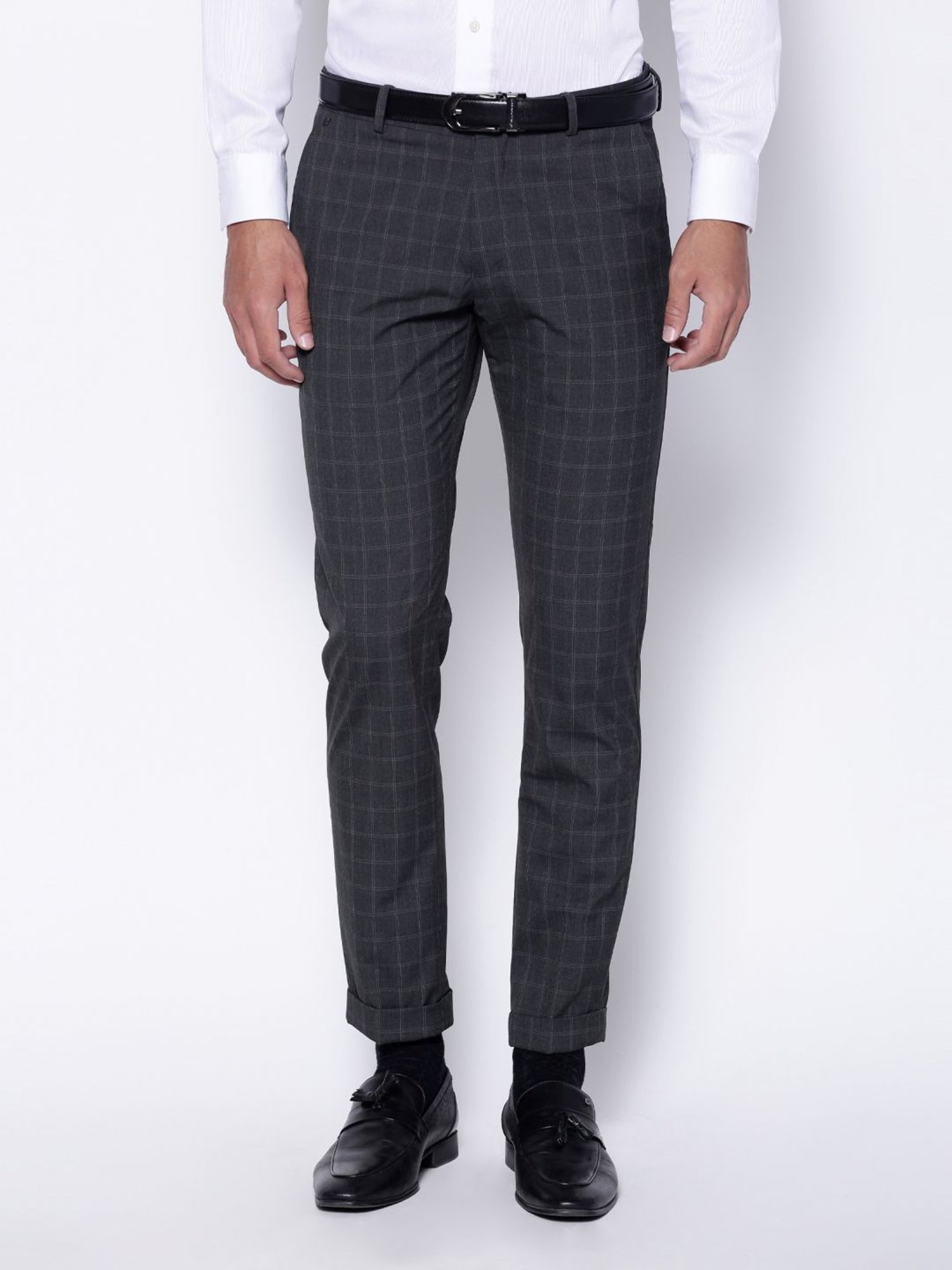 PLAID TROUSERS - BLACK & YELLOW – AGRICULTURE