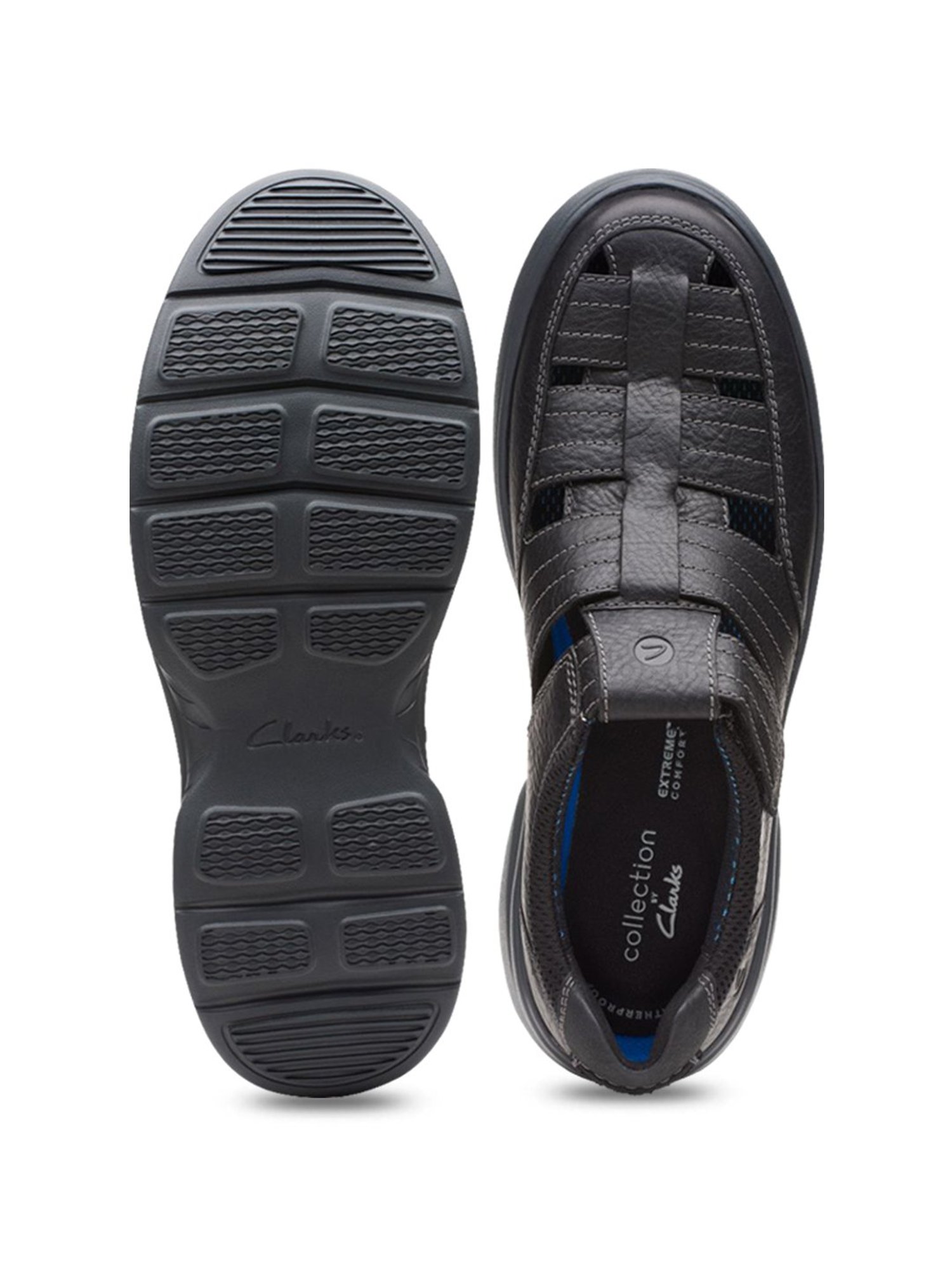 Clarks Mens Nature Trek Leather Sandals - Walmart.com