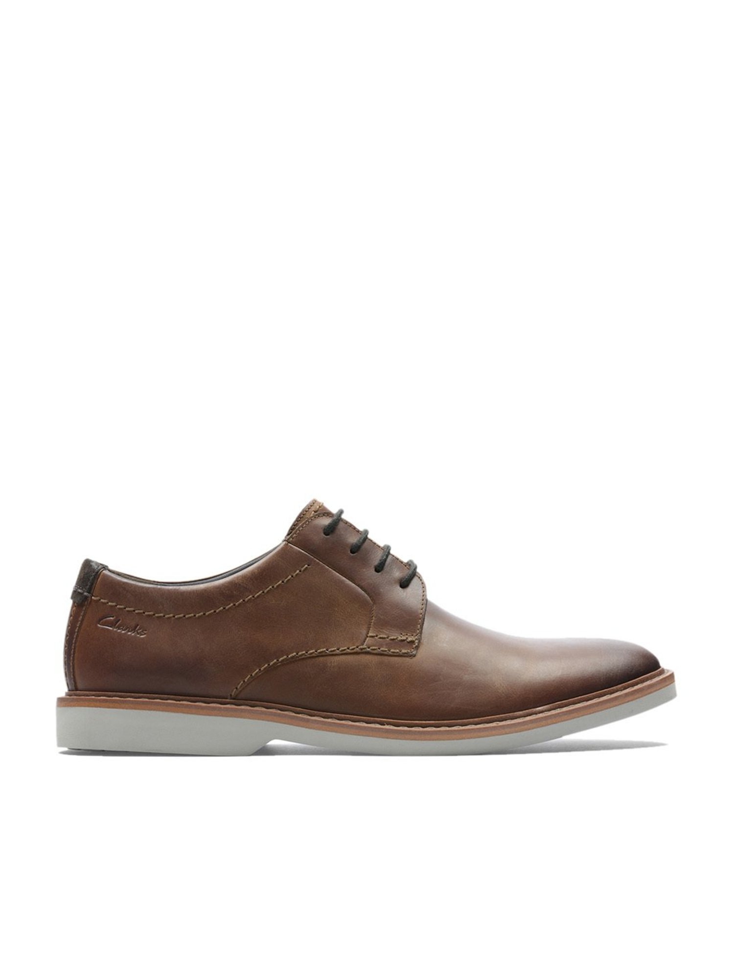 Clarks atticus plain clearance toe derby