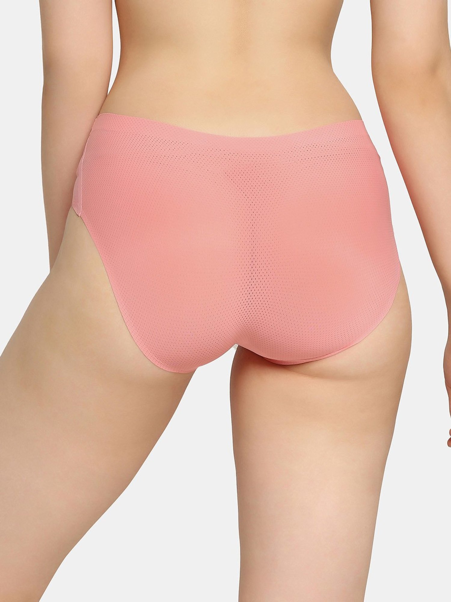Buy Da Intimo Peach Self Design Hipster Panty for Women's Online