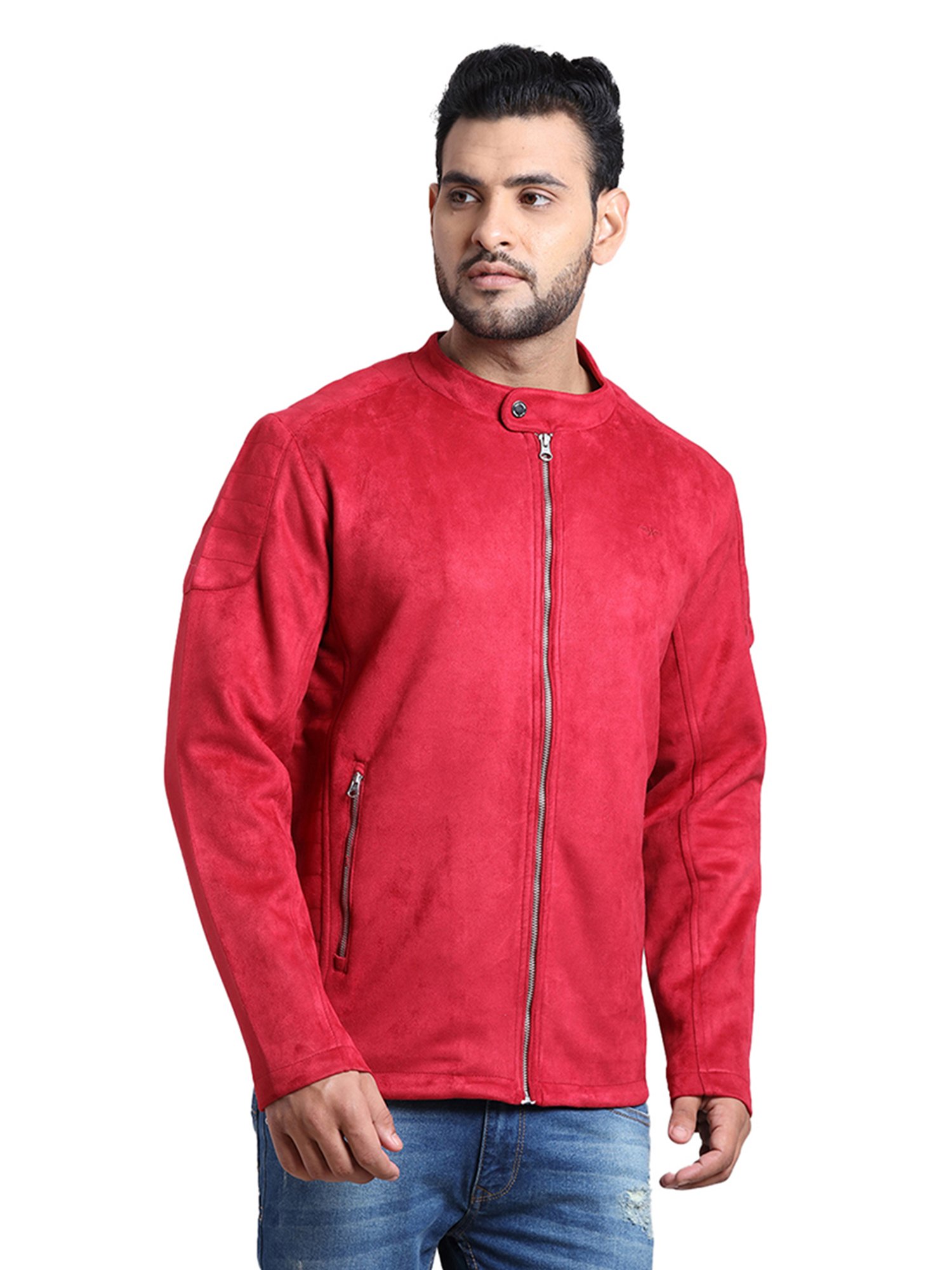 Buy Okane Red & Black Regular Fit Reversible Jacket for Men's Online @ Tata  CLiQ