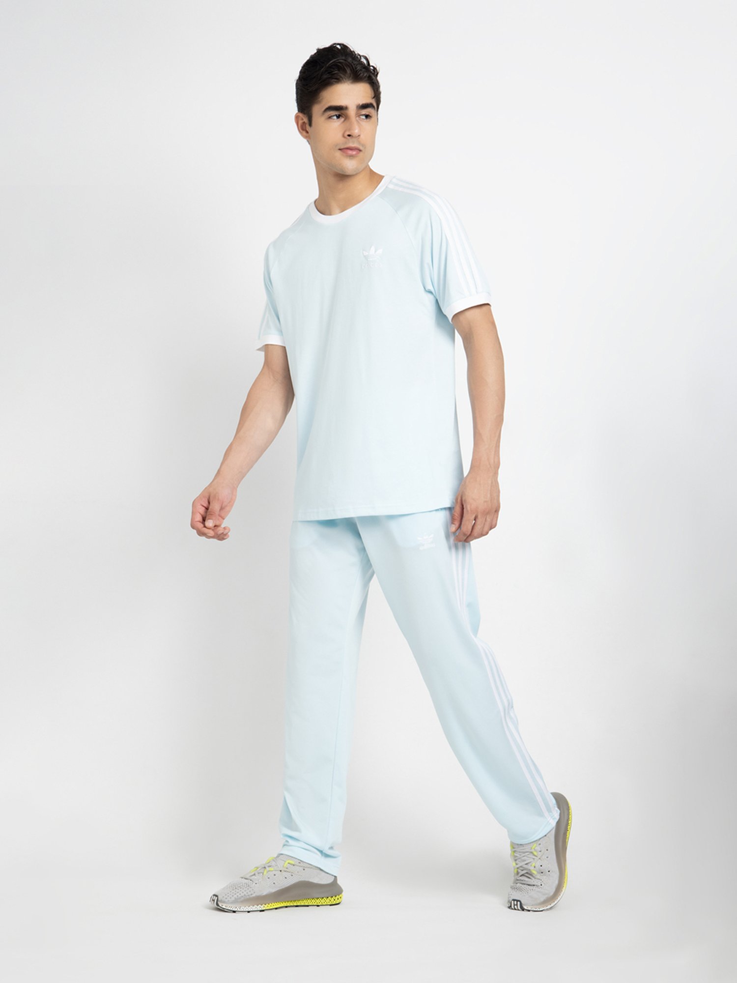 Buy Adidas Originals Sky Blue Regular Fit Trackpants for Men's Online @  Tata CLiQ