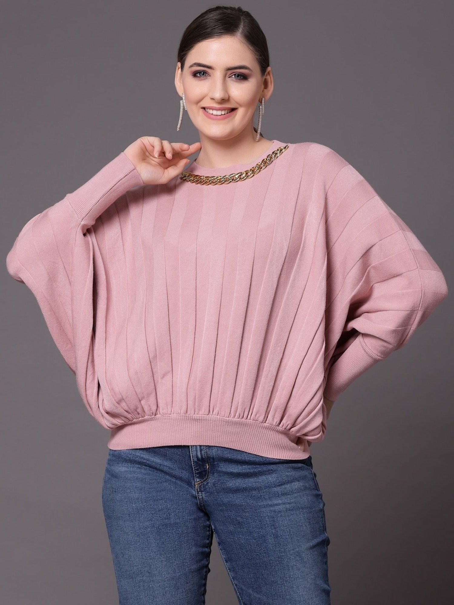 Buy Mafadeny Pink Embellished Shirt for Women Online @ Tata CLiQ