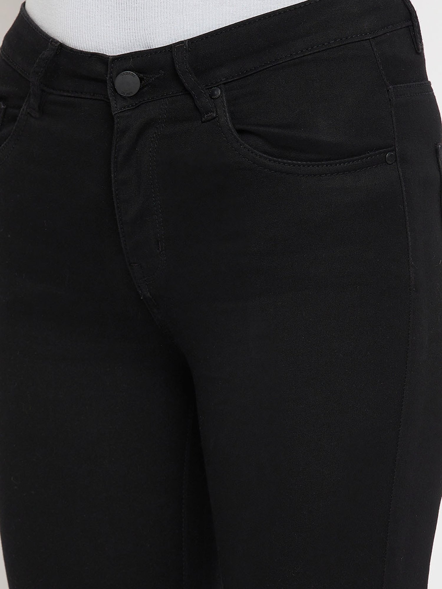 Skinny Women Black Denim Jeans, Elastic Waist Band, Bottom at Rs 1099/piece  in Kolkata