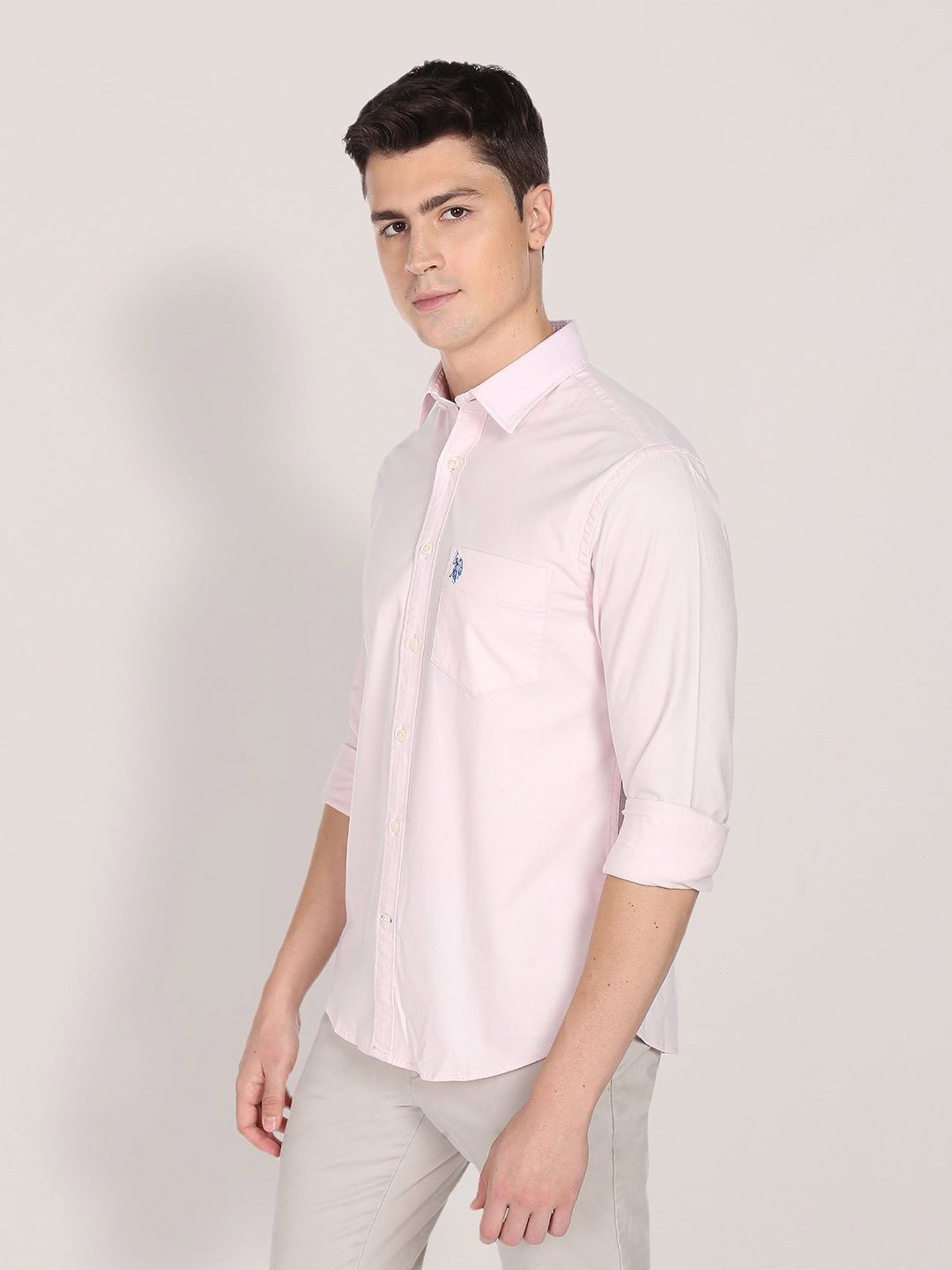 Us polo shop assn pink shirt