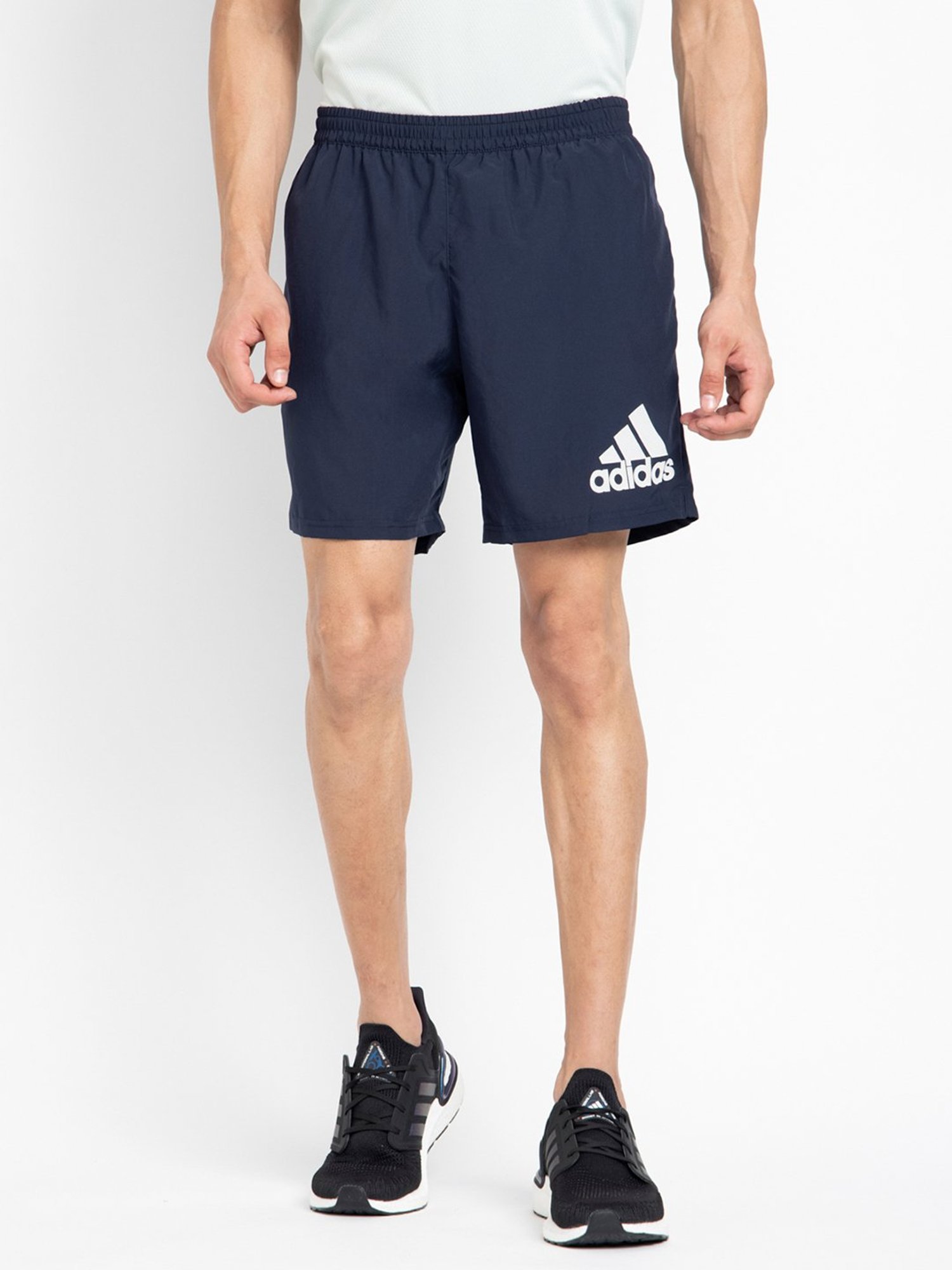 Buy adidas Navy Printed Sports Shorts for Men's Online @ Tata CLiQ