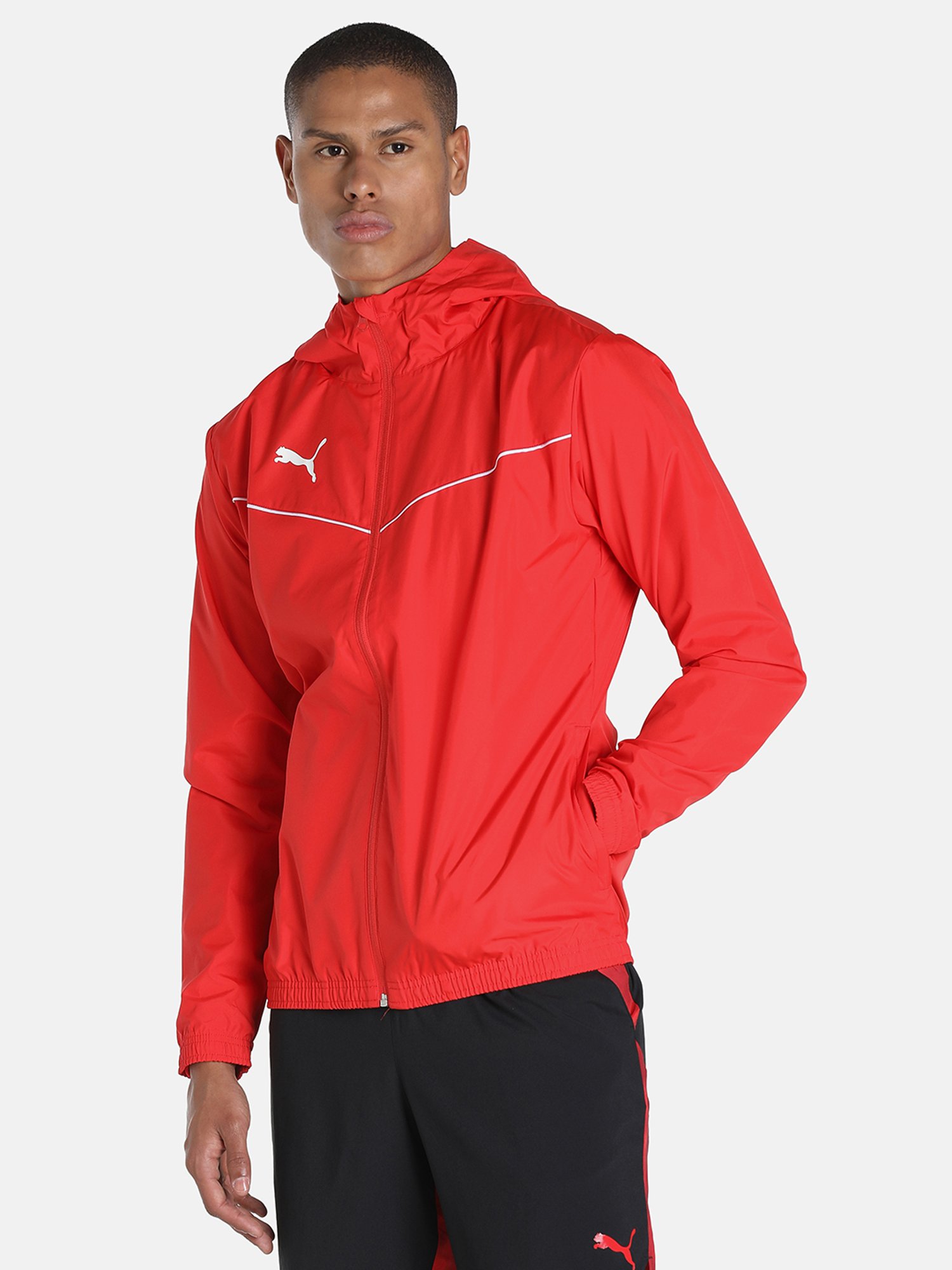 PUMA Full Sleeve Solid Men Wind Cheater Jacket - Buy Dark Gray Heather PUMA  Full Sleeve Solid Men Wind Cheater Jacket Online at Best Prices in India |  Flipkart.com