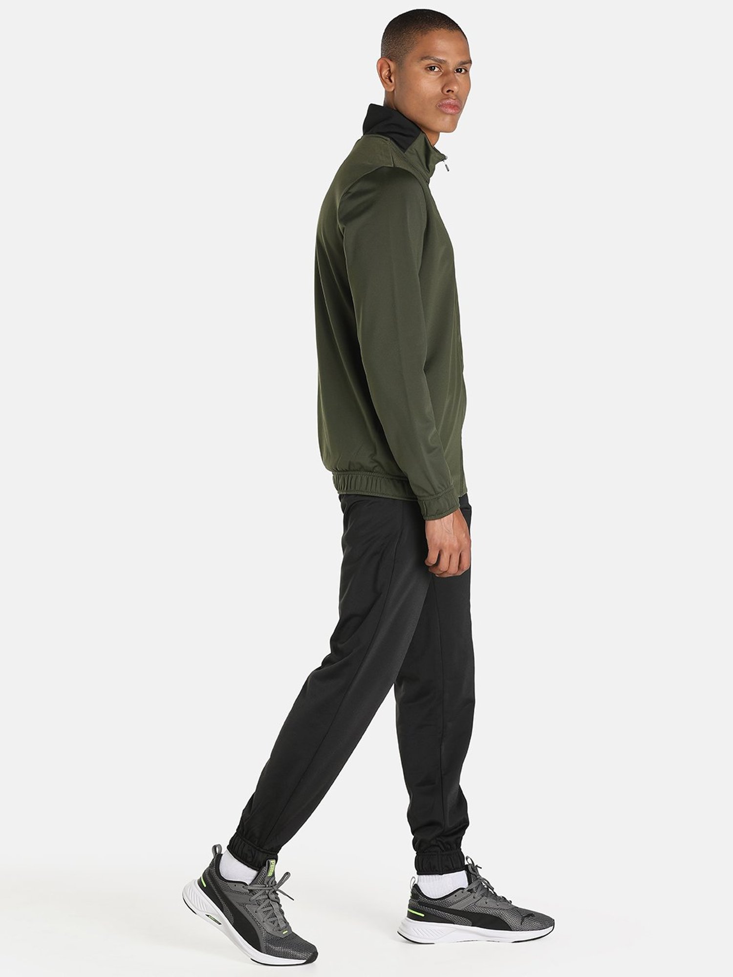 Puma deals olive tracksuit