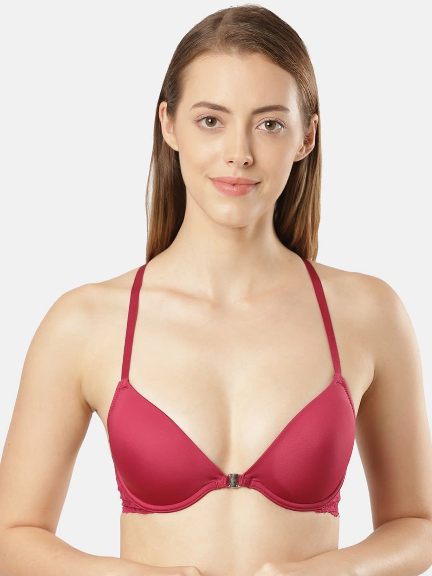 Buy Jockey 1723 Red Padded T-Shirt Bra With Adjustable Straps for Women  Online @ Tata CLiQ