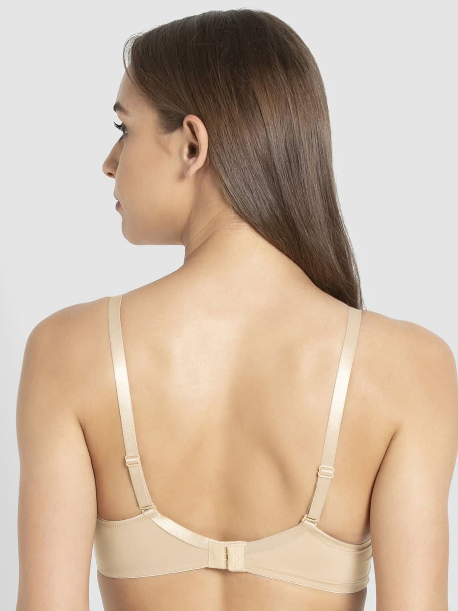 Buy Jockey 1819 Skin Padded Elastane Stretch Full Coverage T-Shirt Bra for  Women Online @ Tata CLiQ