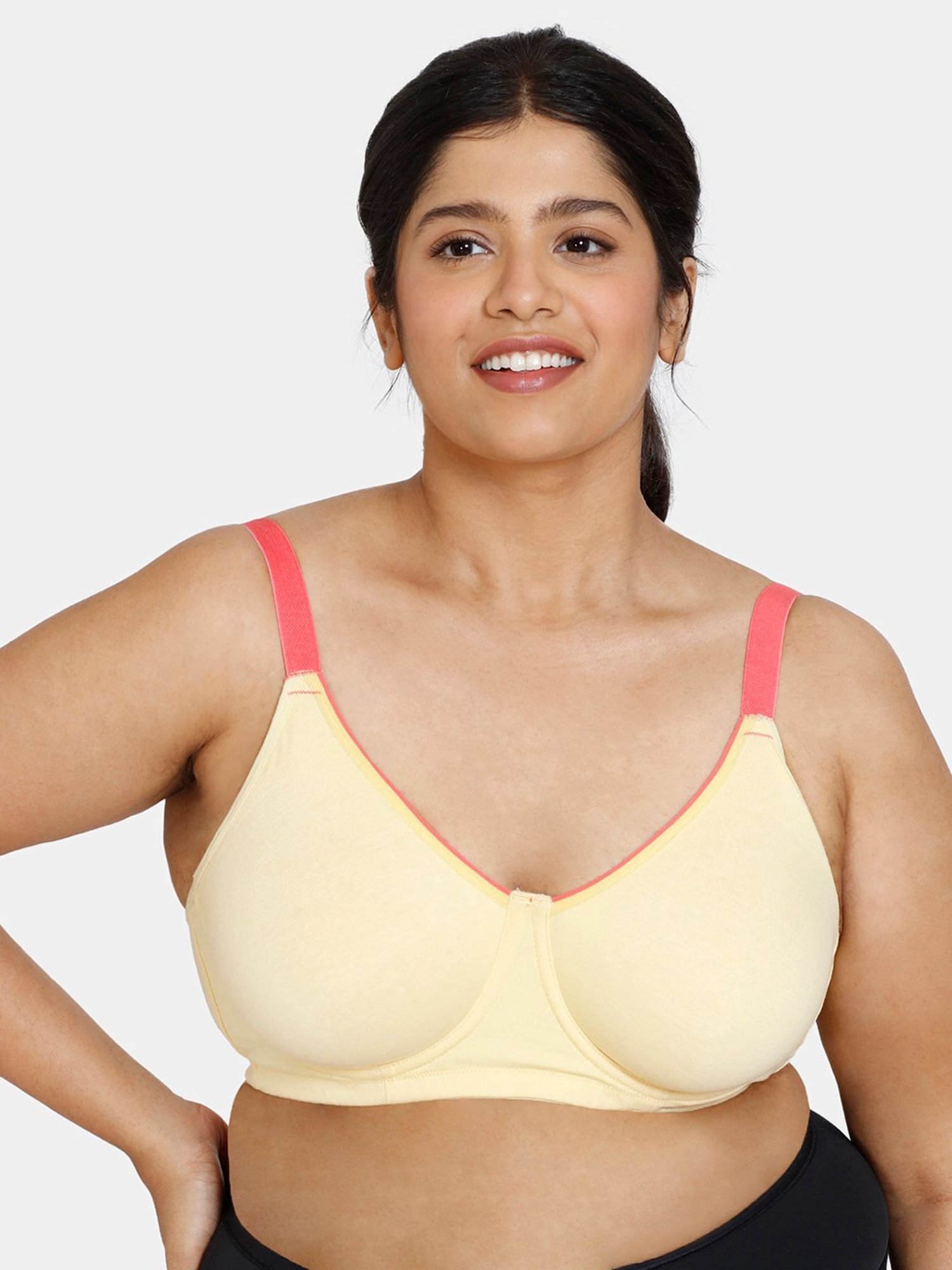 Buy Zivame Green Full Coverage Double Layered Minimizer Bra for