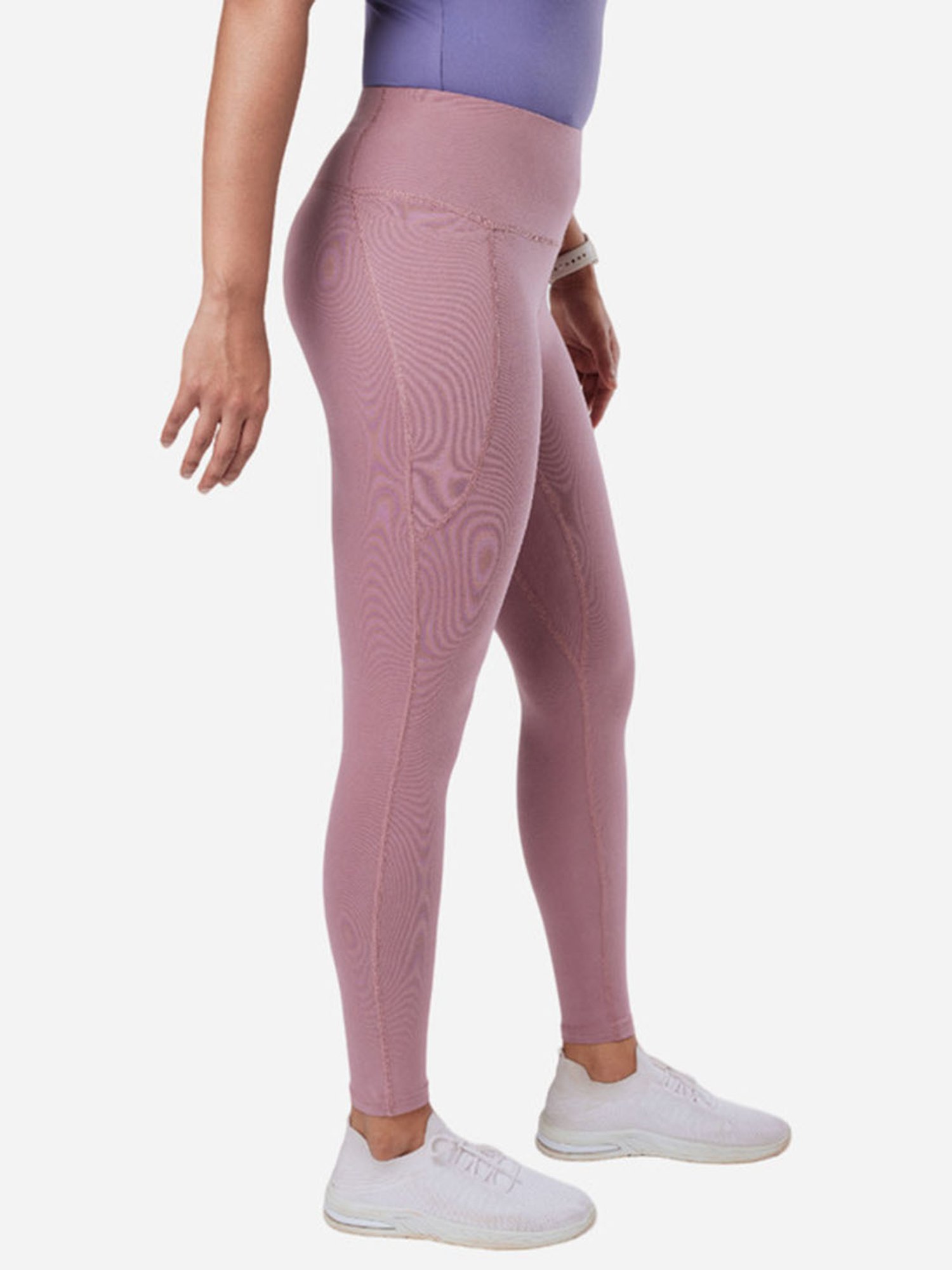 Buy Bliss Club Women Purple The Ultimate Leggings With 4 Pockets And  Perfect Ankle Length Online