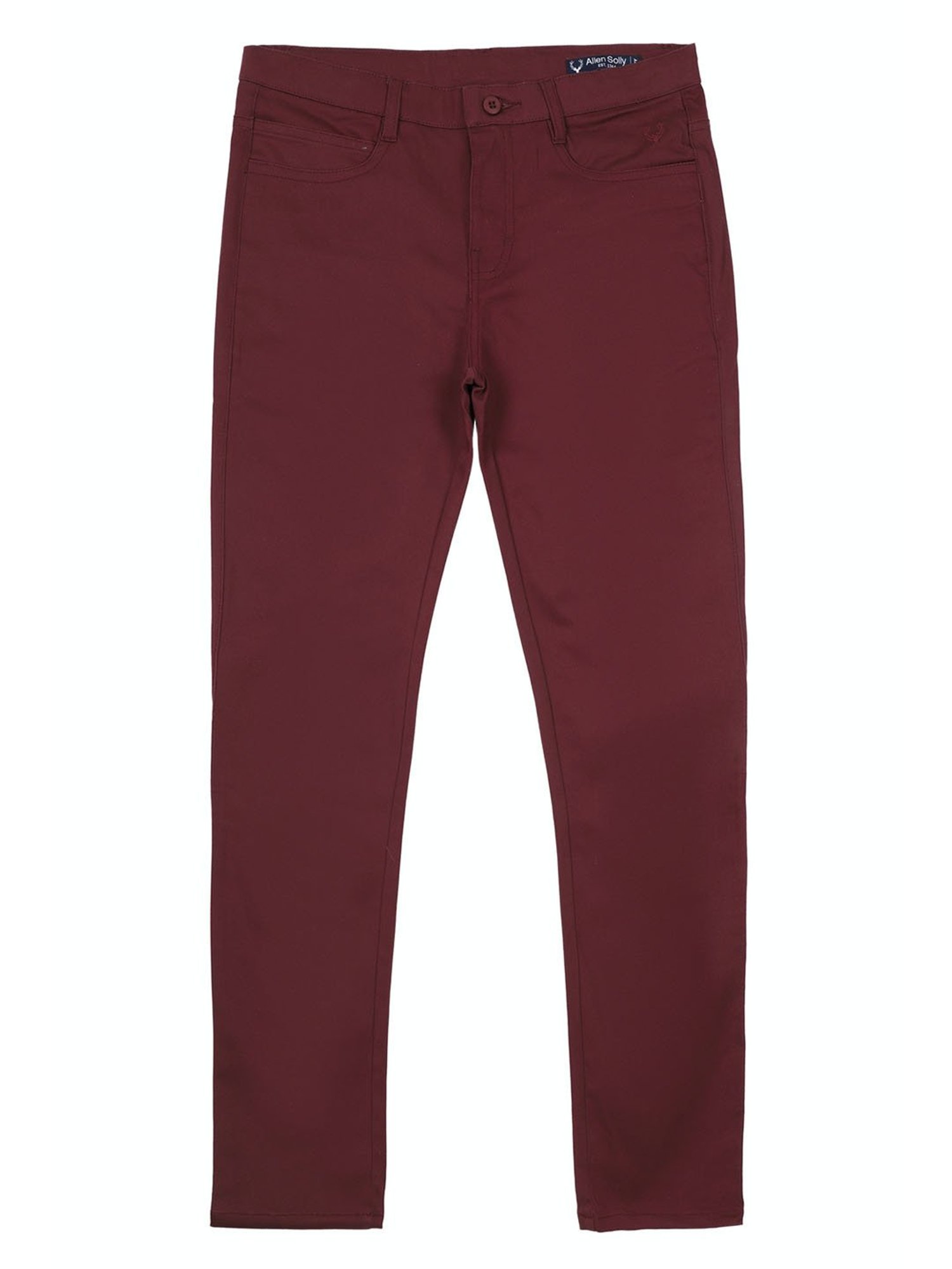 Buy Allen Solly Green Mid Rise Flared Pants for Women Online @ Tata CLiQ