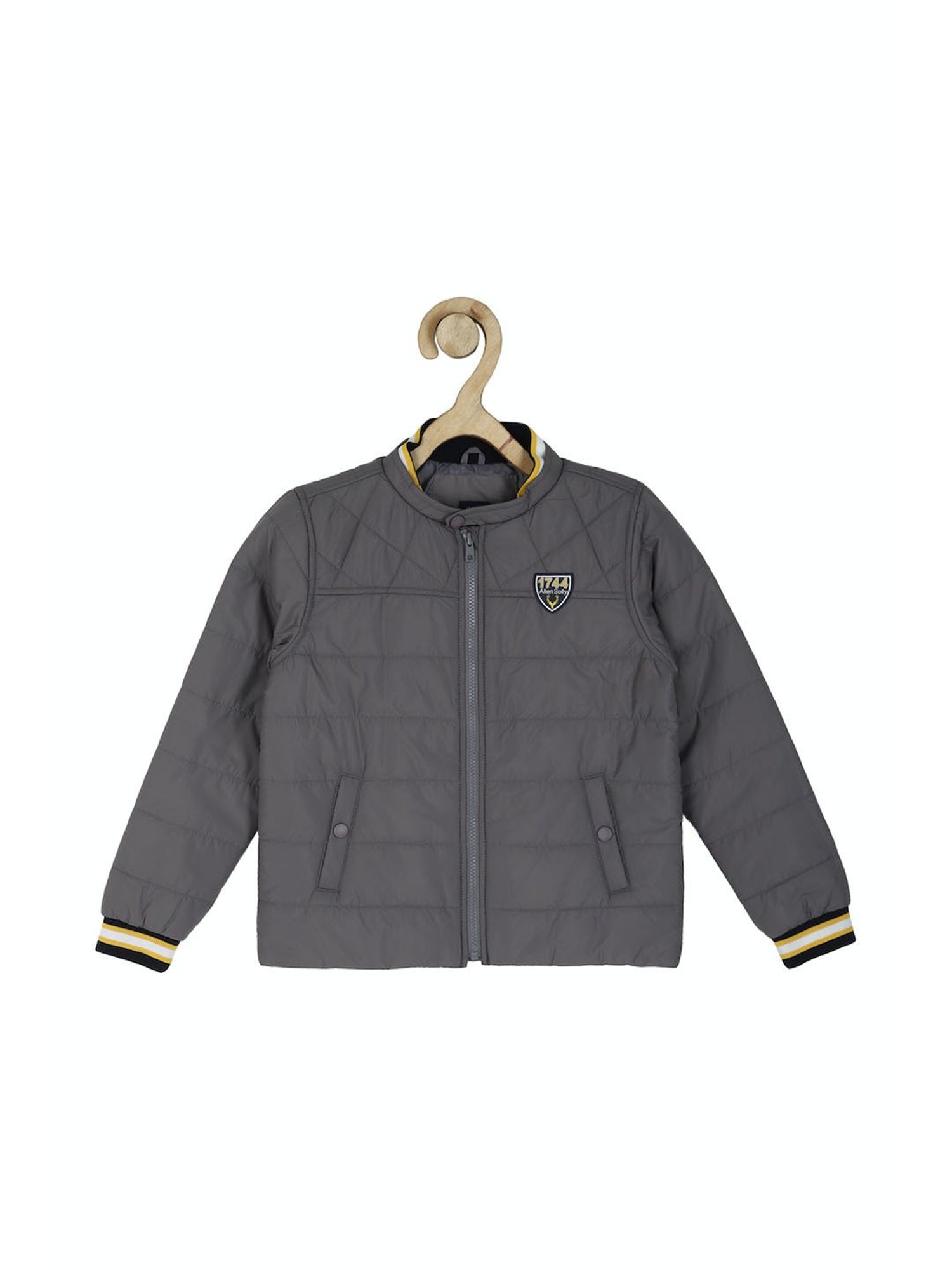 Buy Allen Solly Grey Cotton Regular Fit Quilted Jackets for Mens Online @  Tata CLiQ