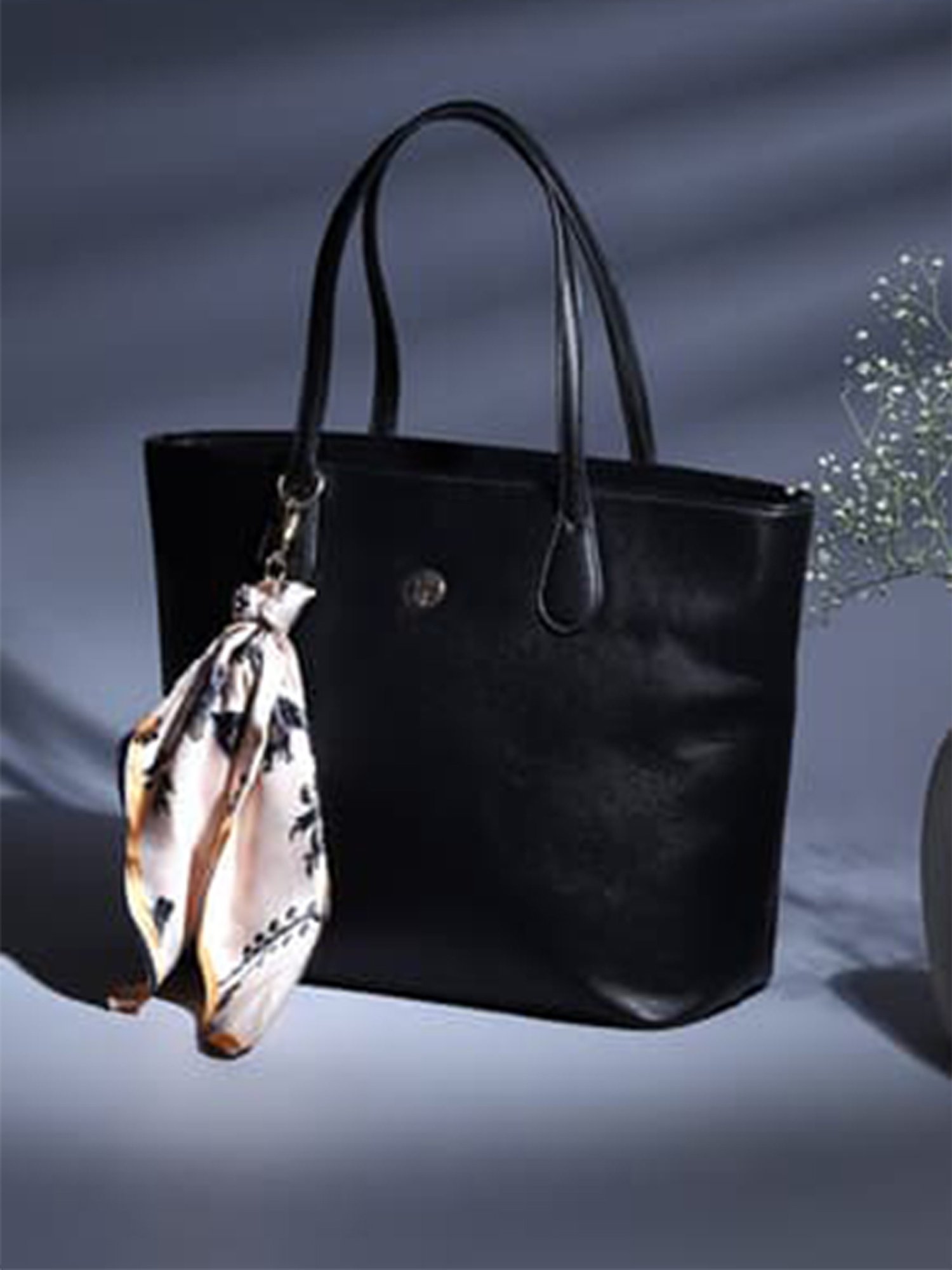 Buy Biba Black One Size Tote Bag at Best Price @ Tata CLiQ