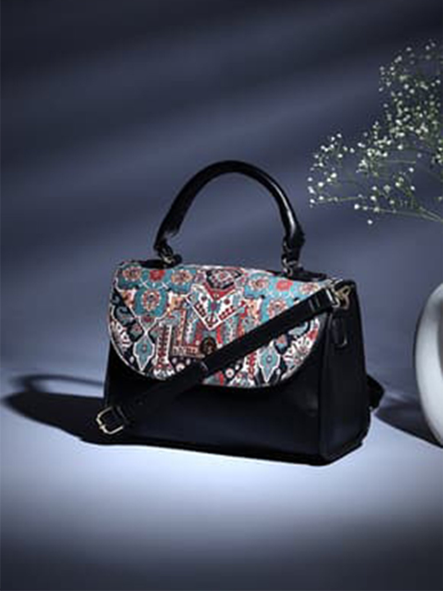 Buy Biba Black One Size Tote Bag at Best Price @ Tata CLiQ