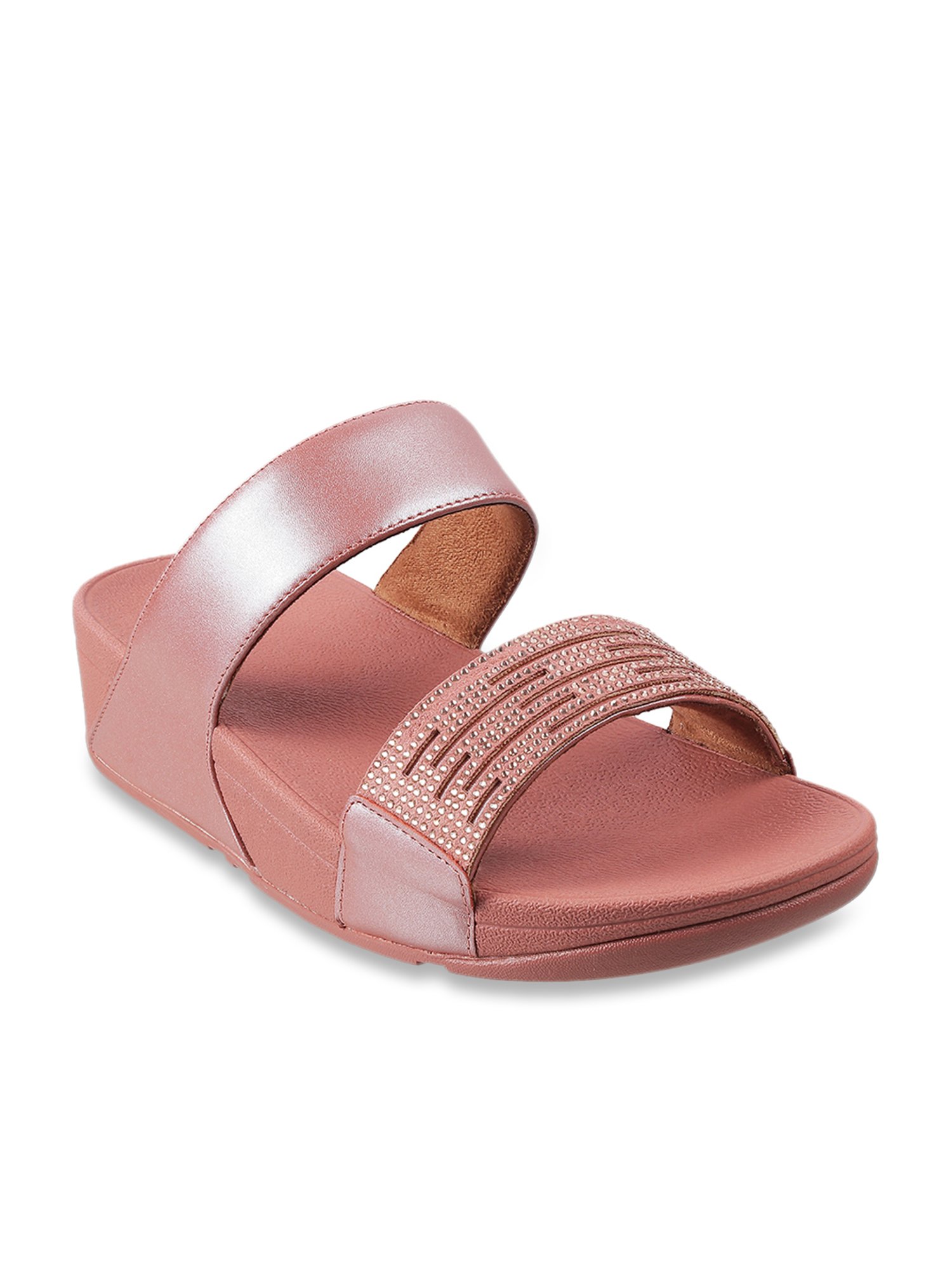 Buy FitFlop Women s Rose Gold Casual Wedges for Women at Best