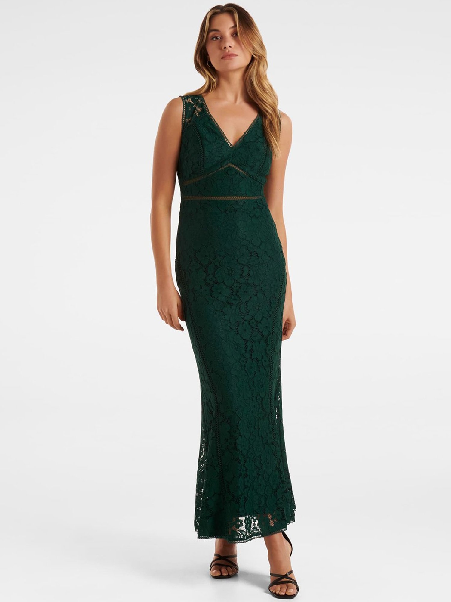 Buy Navy Blue Lace Maxi Dress For Women Online - Zink London